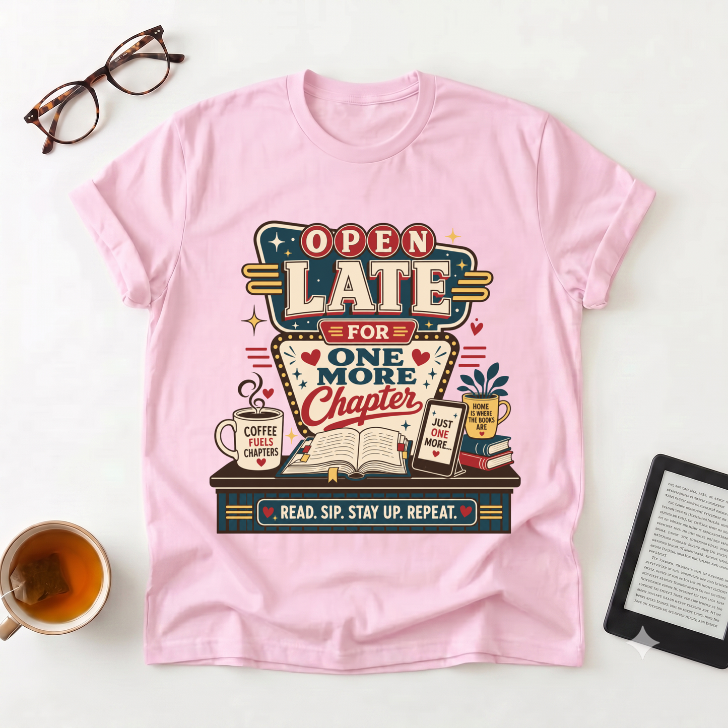 Open Late For One More Chapter T-Shirt