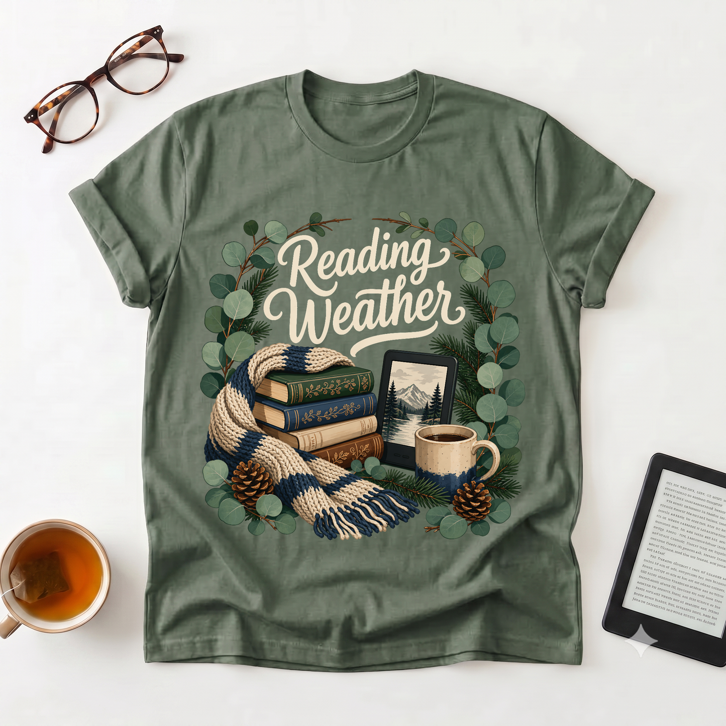 Cozy Reading Vibes T-Shirt