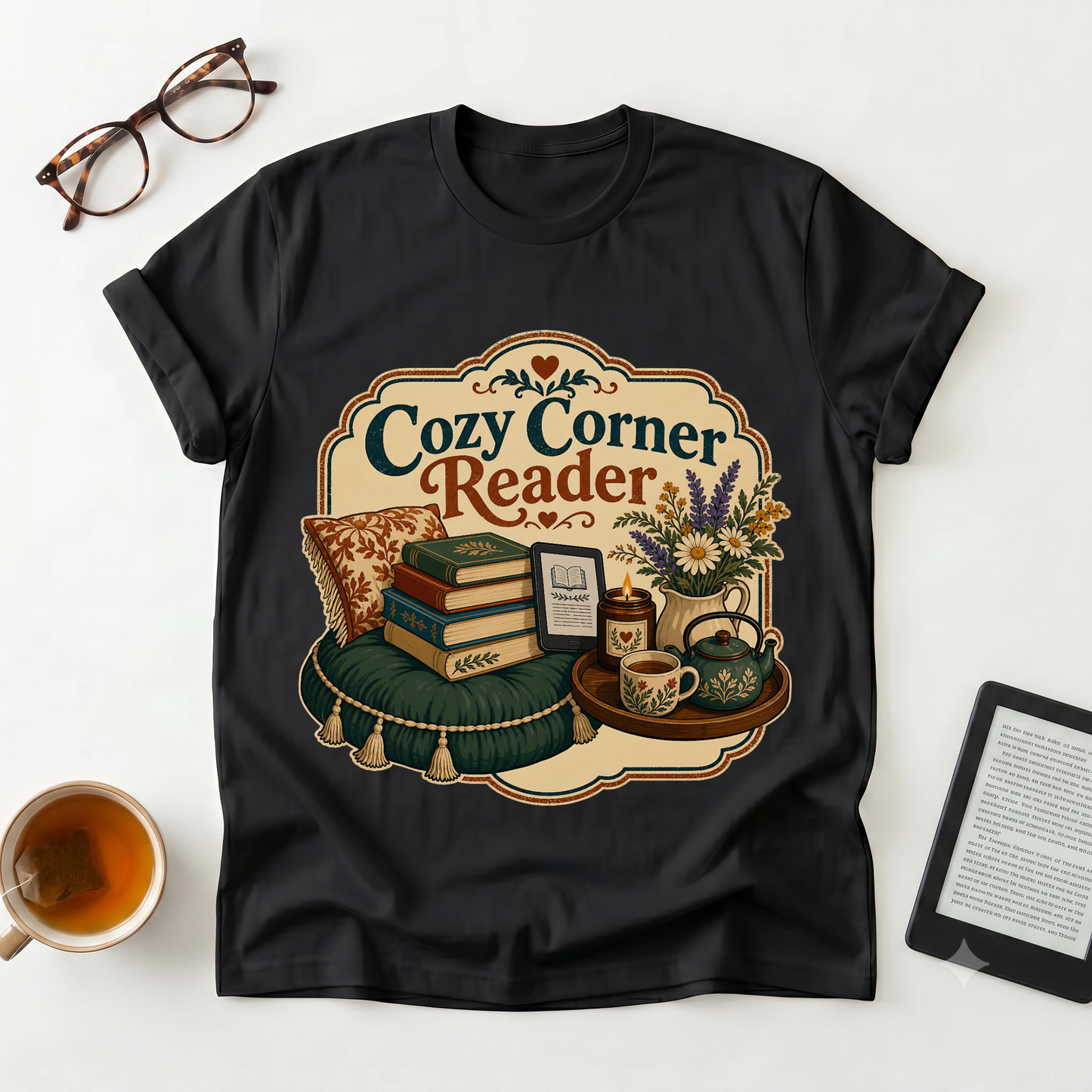 Cozy Corner Reader T-Shirt