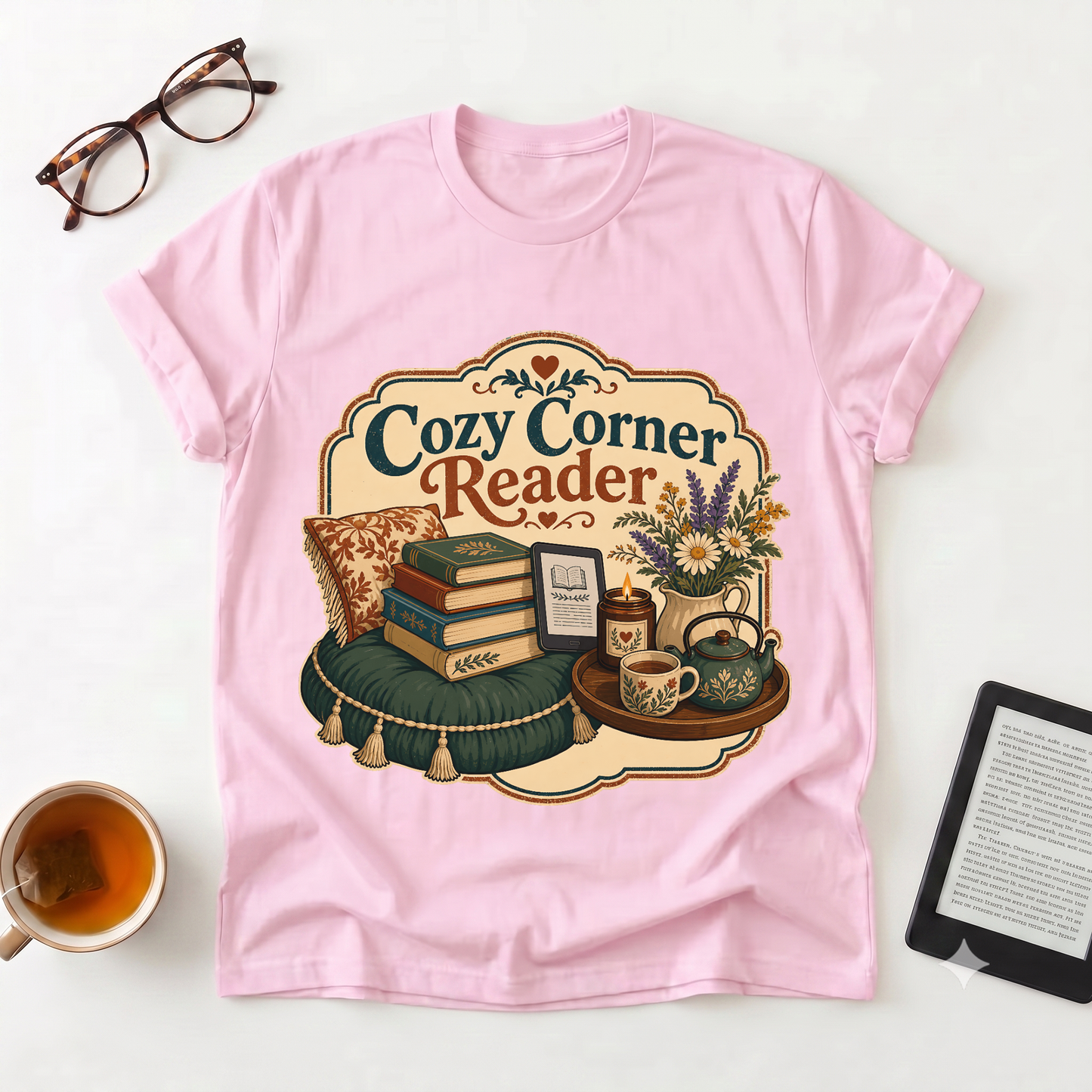 Cozy Corner Reader T-Shirt