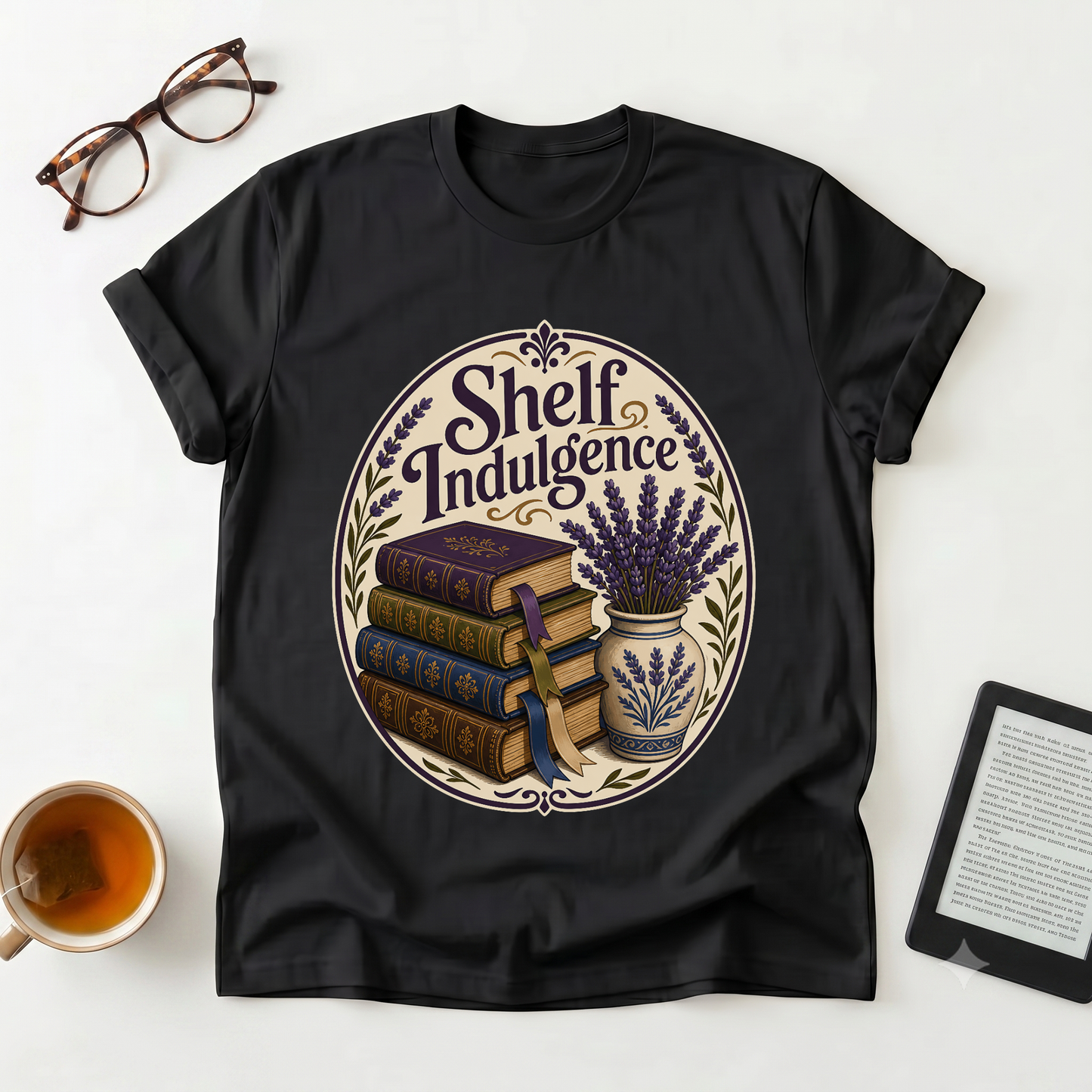 Shelf Indulgence Book Lover T-Shirt