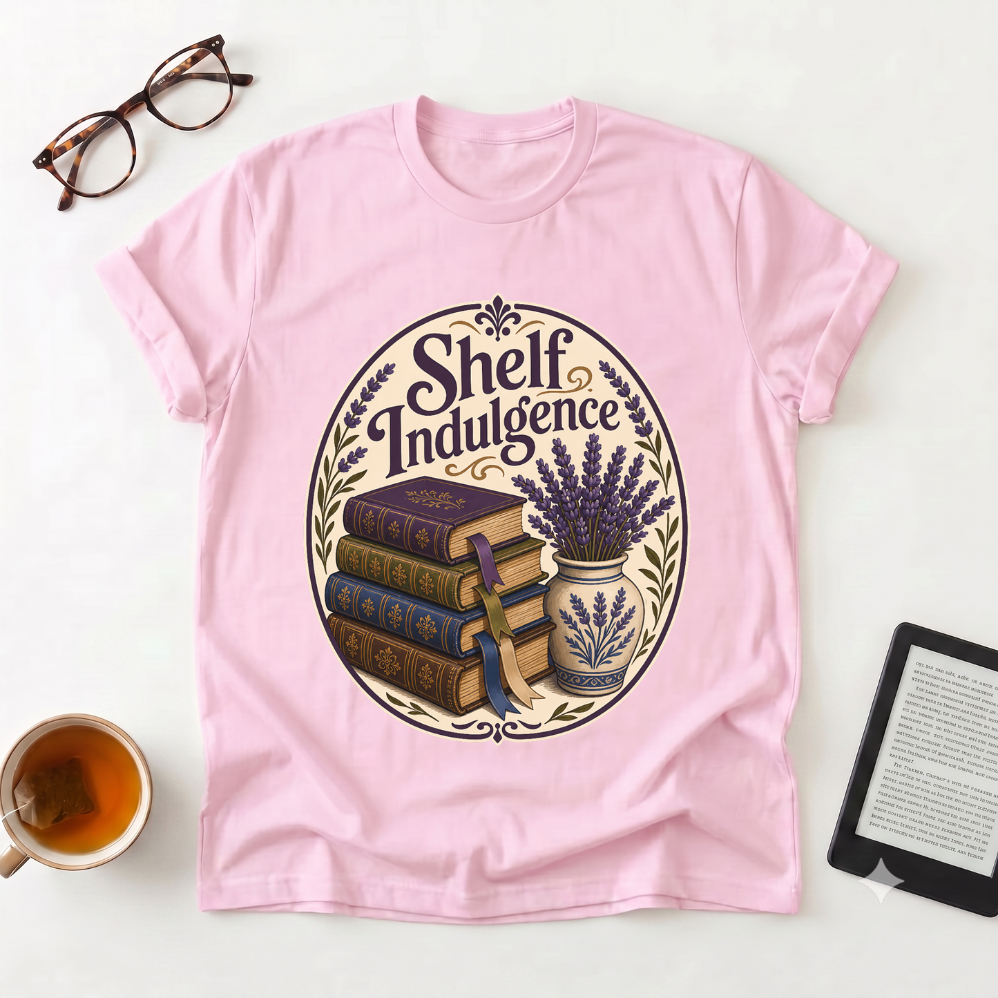 Shelf Indulgence Book Lover T-Shirt