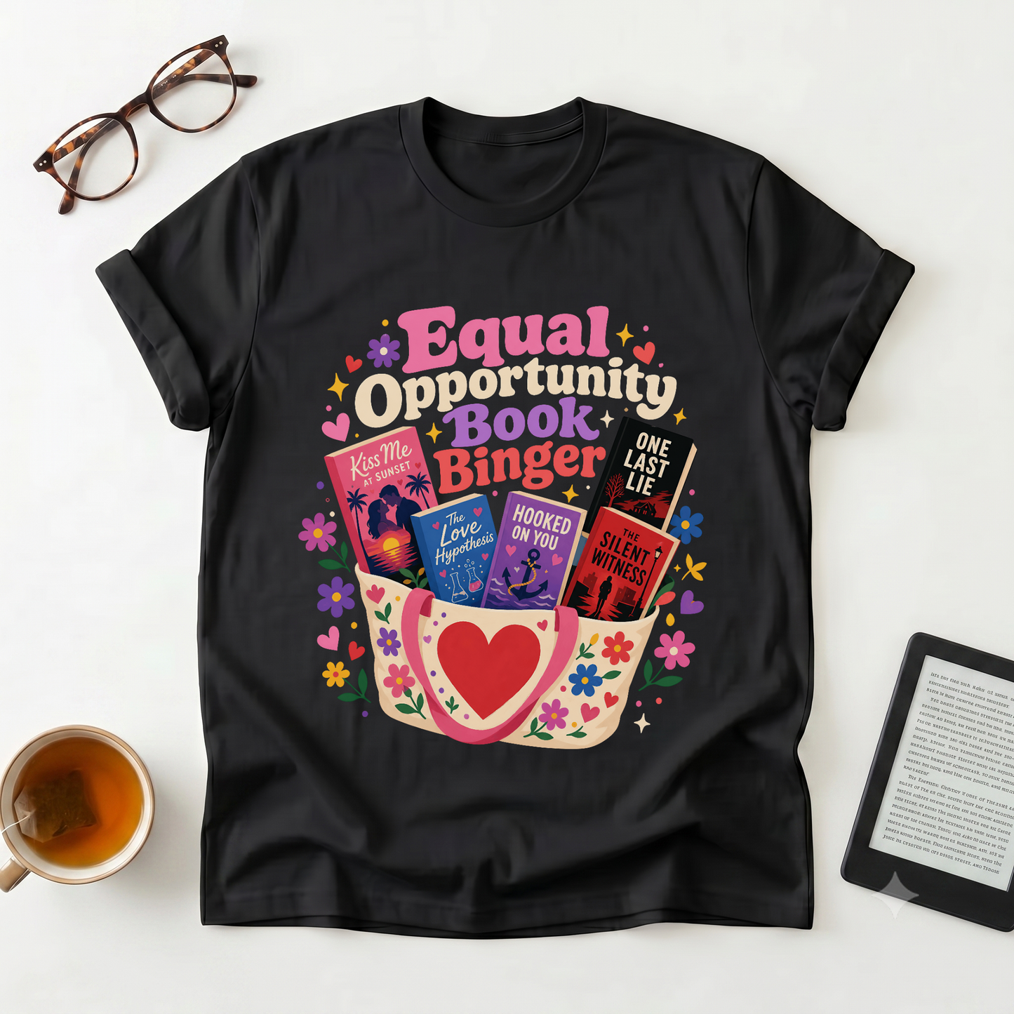 Equal Opportunity Book Binger T-Shirt