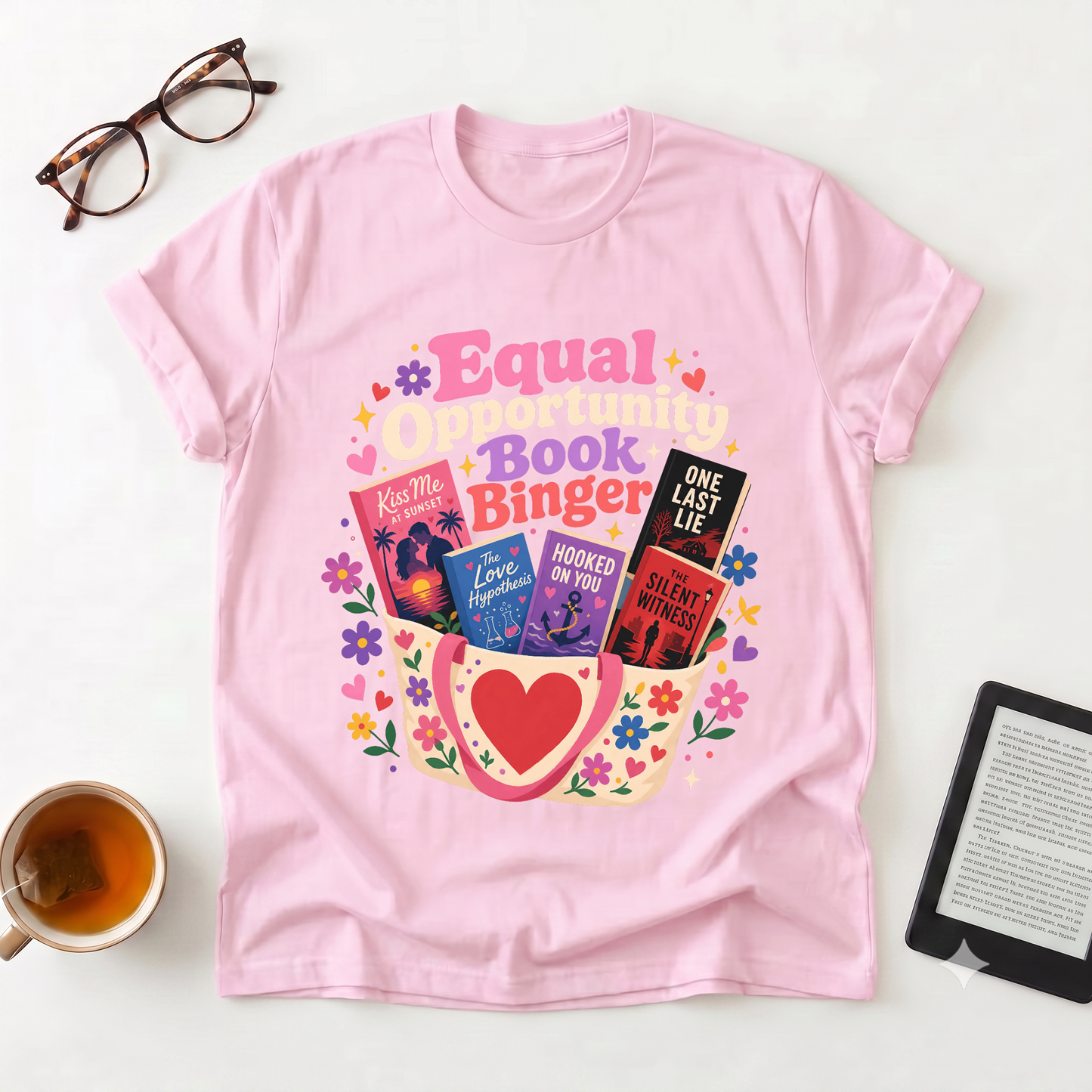 Equal Opportunity Book Binger T-Shirt
