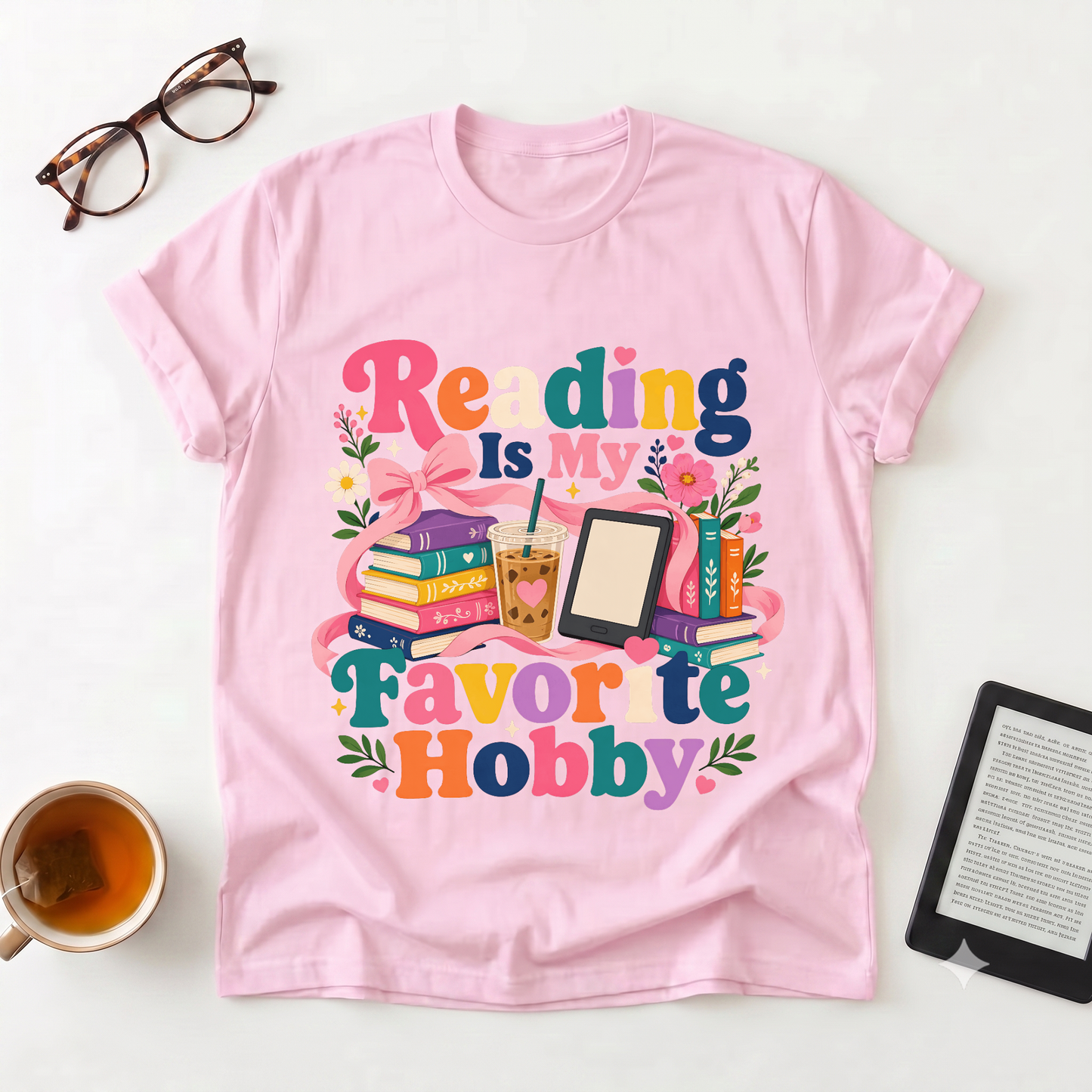 Reading Is My Favorite Hobby T-Shirt