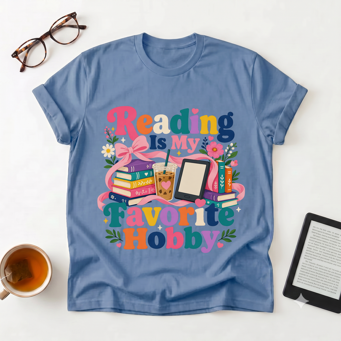 Reading Is My Favorite Hobby T-Shirt