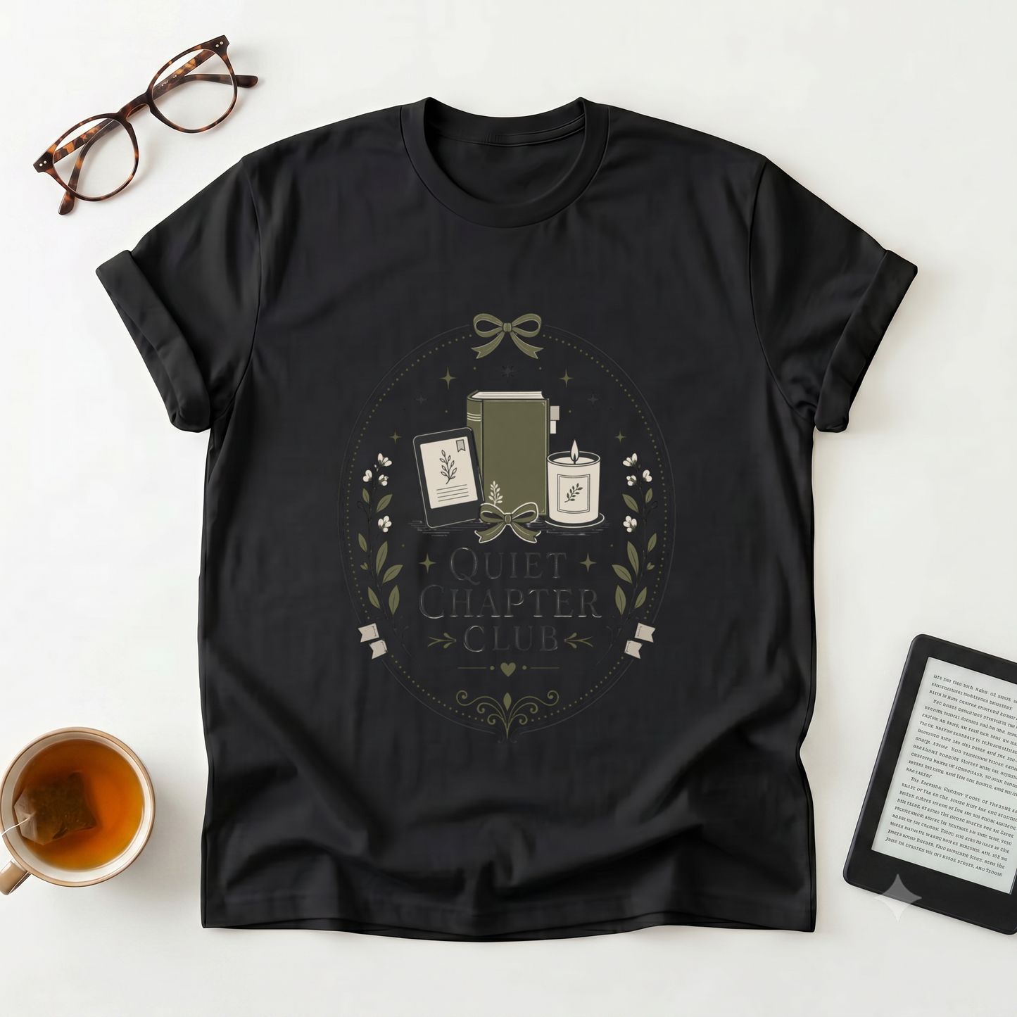 Quiet Chapter Club T-Shirt — Book Lover Tee