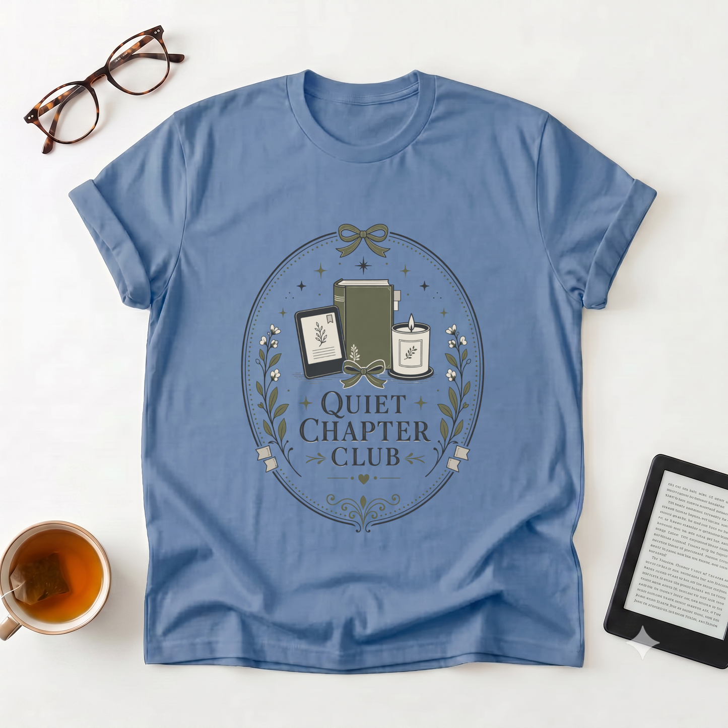 Quiet Chapter Club T-Shirt — Book Lover Tee