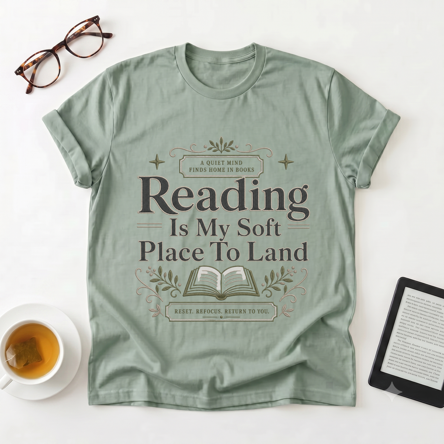 Reading Is My Soft Place To Land T-Shirt