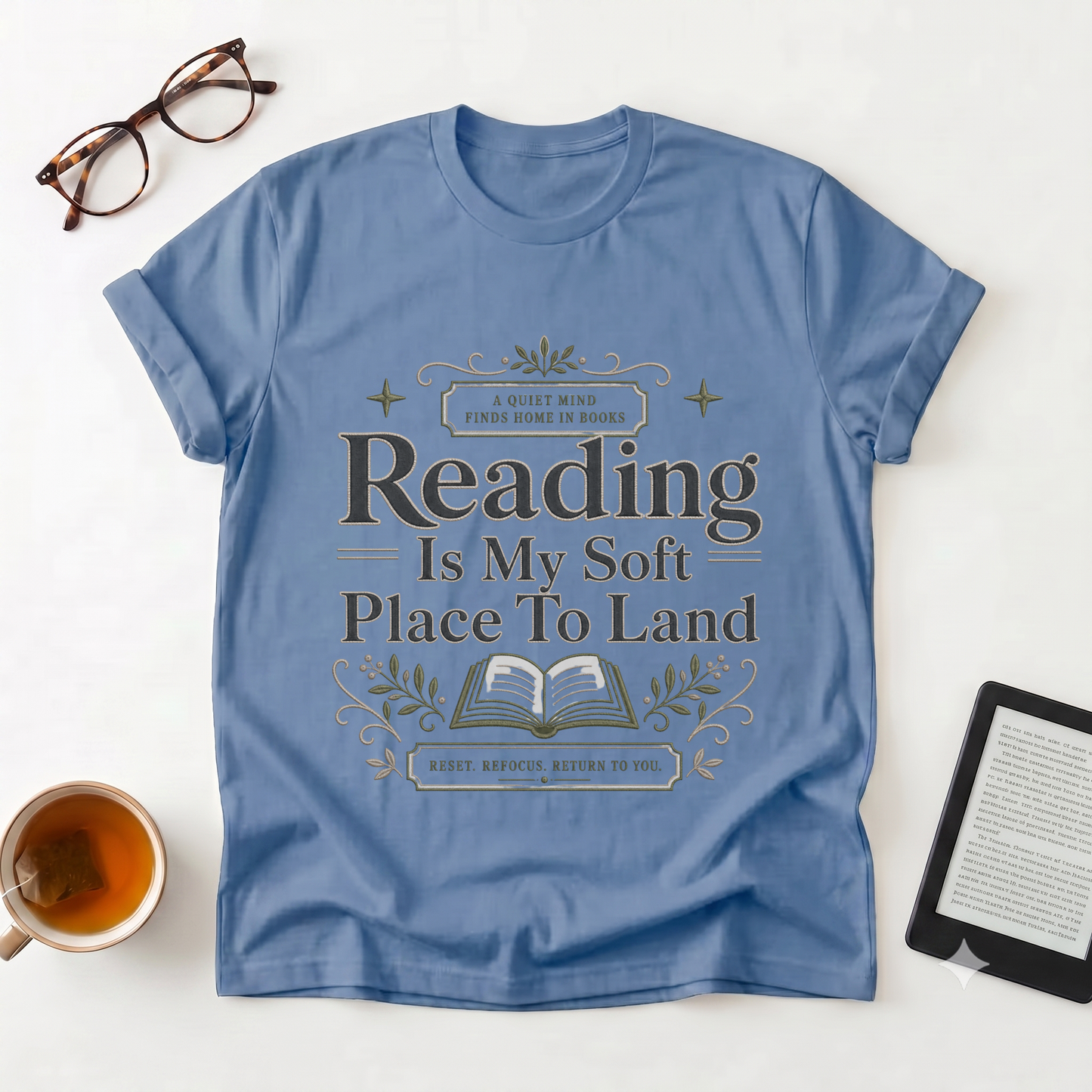 Reading Is My Soft Place To Land T-Shirt