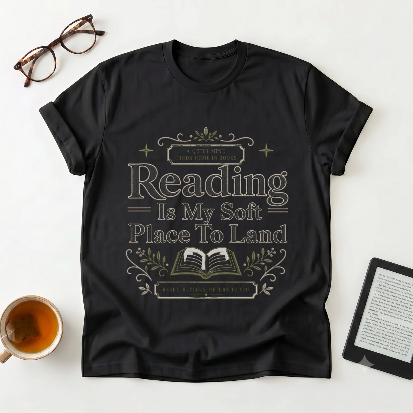 Reading Is My Soft Place To Land T-Shirt