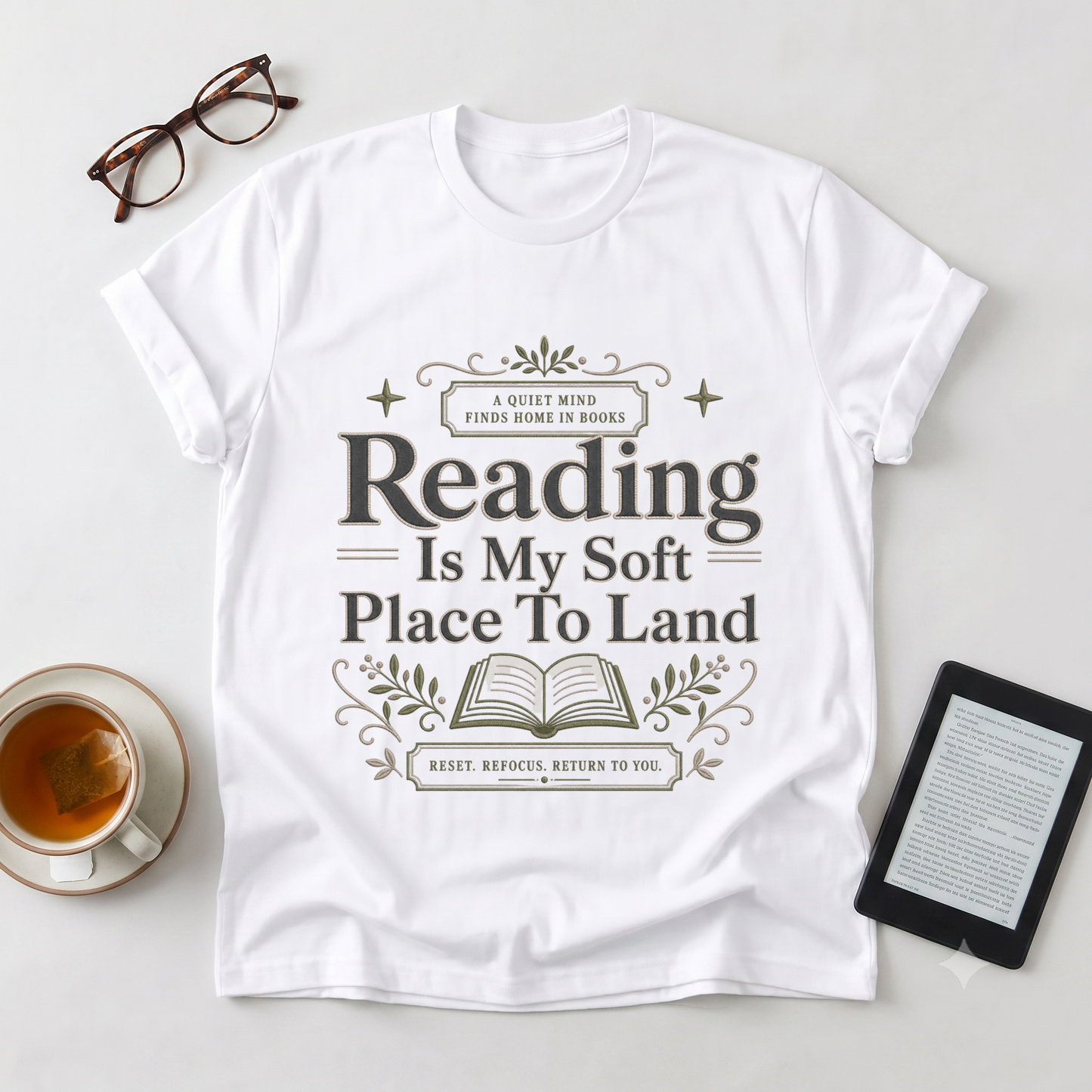Reading Is My Soft Place To Land T-Shirt
