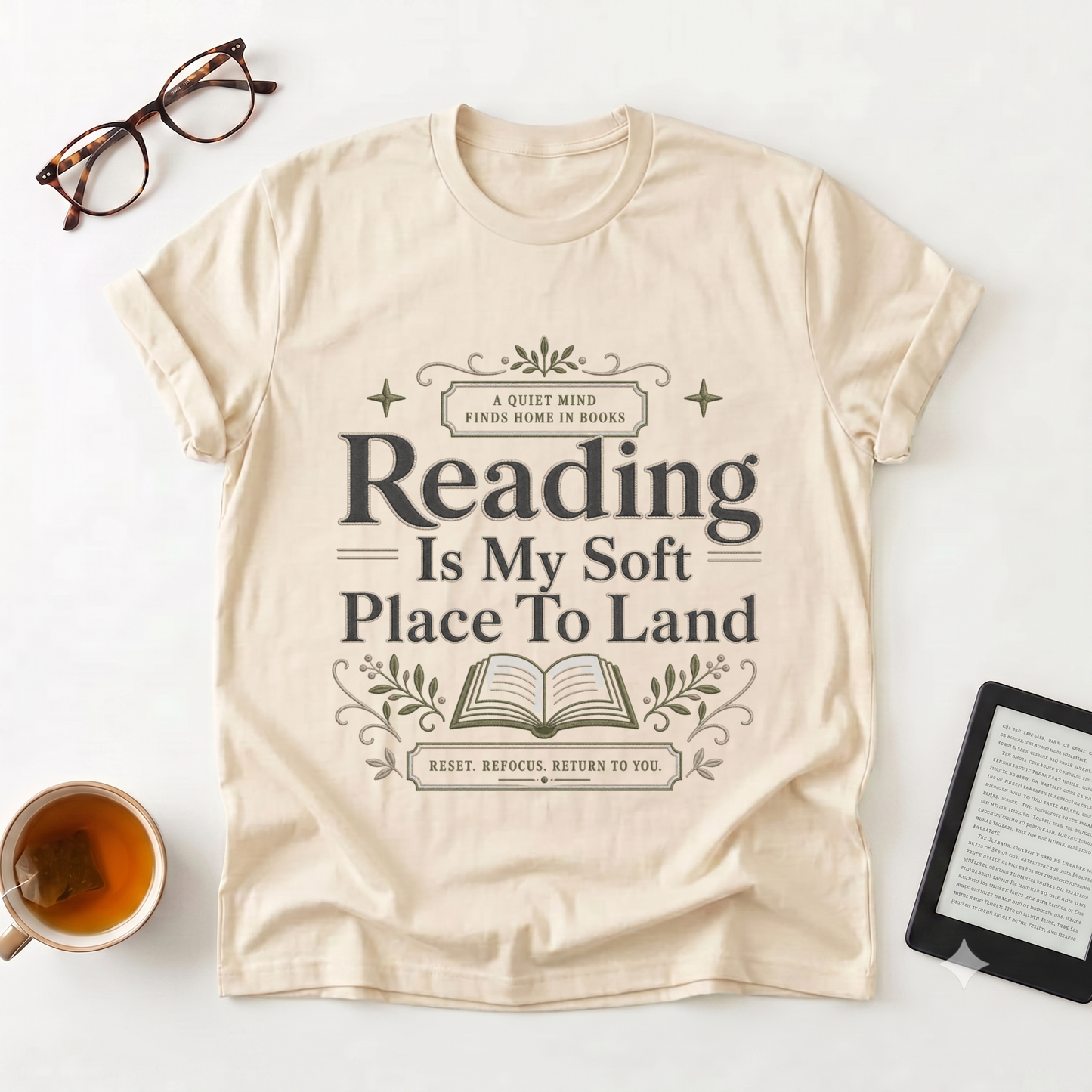 Reading Is My Soft Place To Land T-Shirt