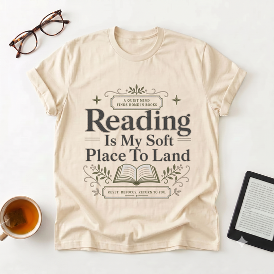 Reading Is My Soft Place To Land T-Shirt