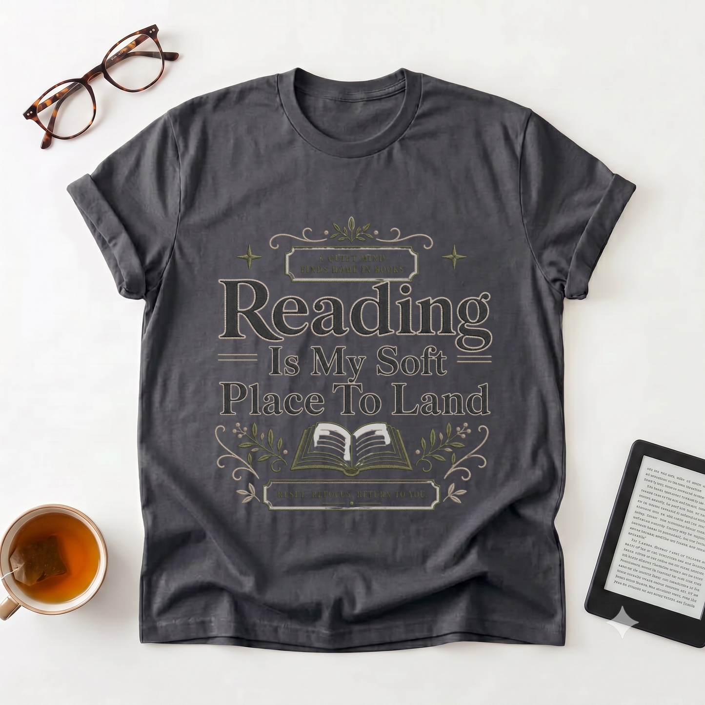 Reading Is My Soft Place To Land T-Shirt