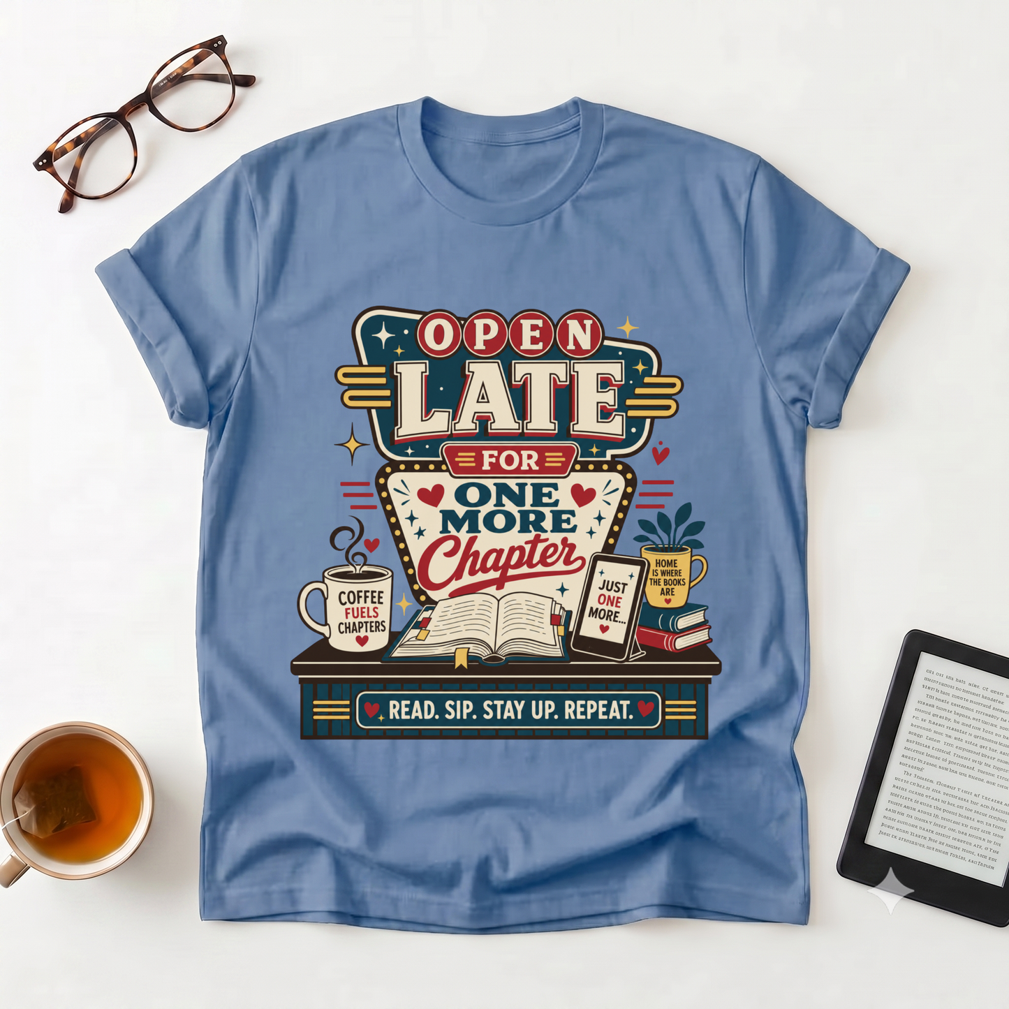 Open Late For One More Chapter T-Shirt