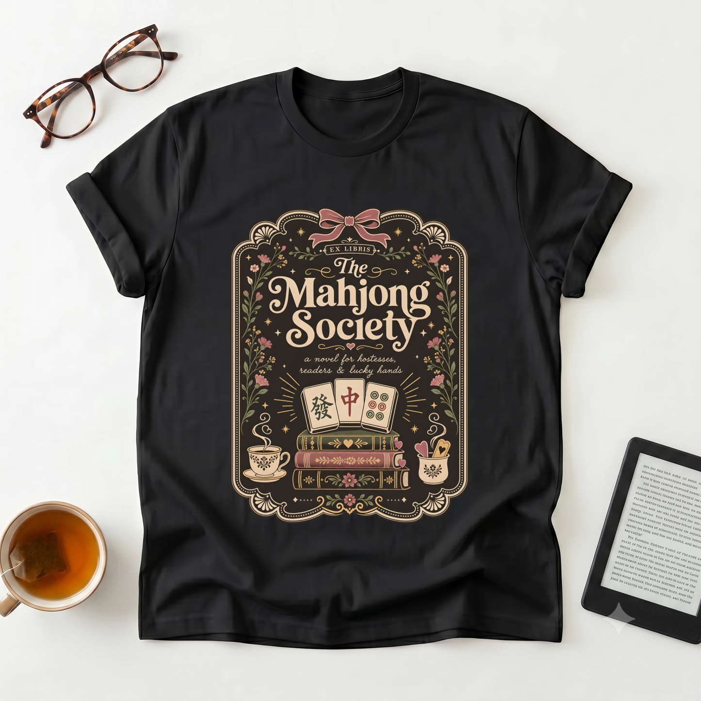 Mahjong Society Vintage Tee — The Mahjong Society Graphic T-Shirt
