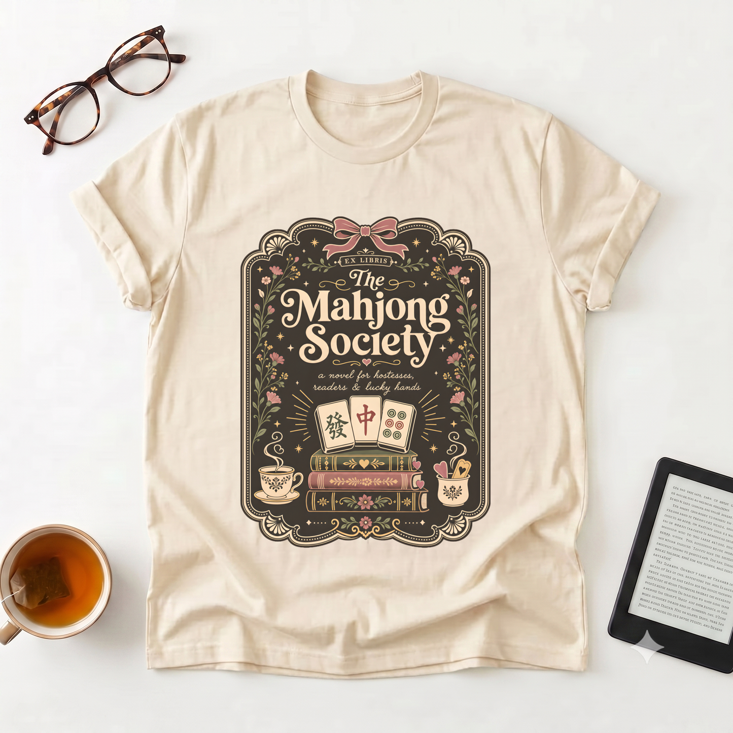 Mahjong Society Vintage Tee — The Mahjong Society Graphic T-Shirt