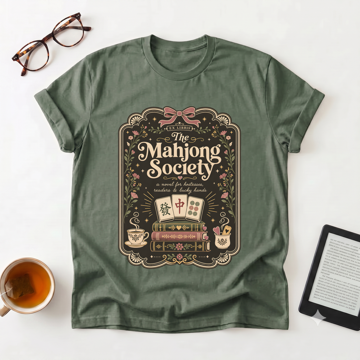 Mahjong Society Vintage Tee — The Mahjong Society Graphic T-Shirt