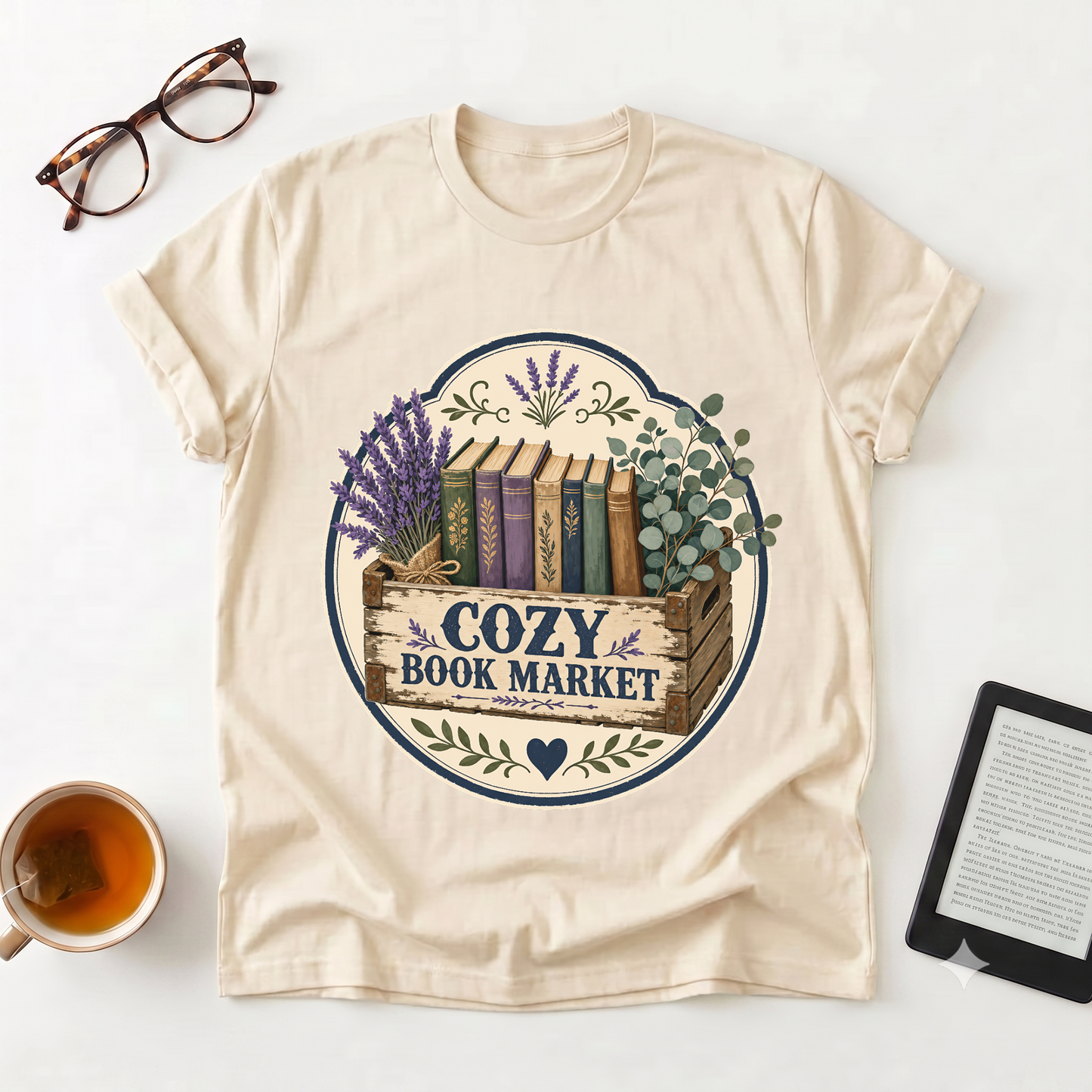 Cozy Book Market T-Shirt