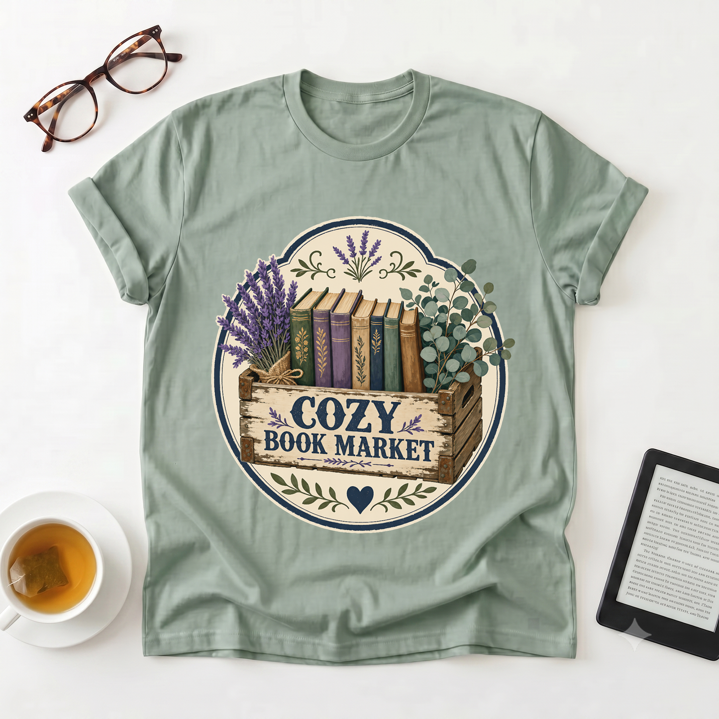 Cozy Book Market T-Shirt