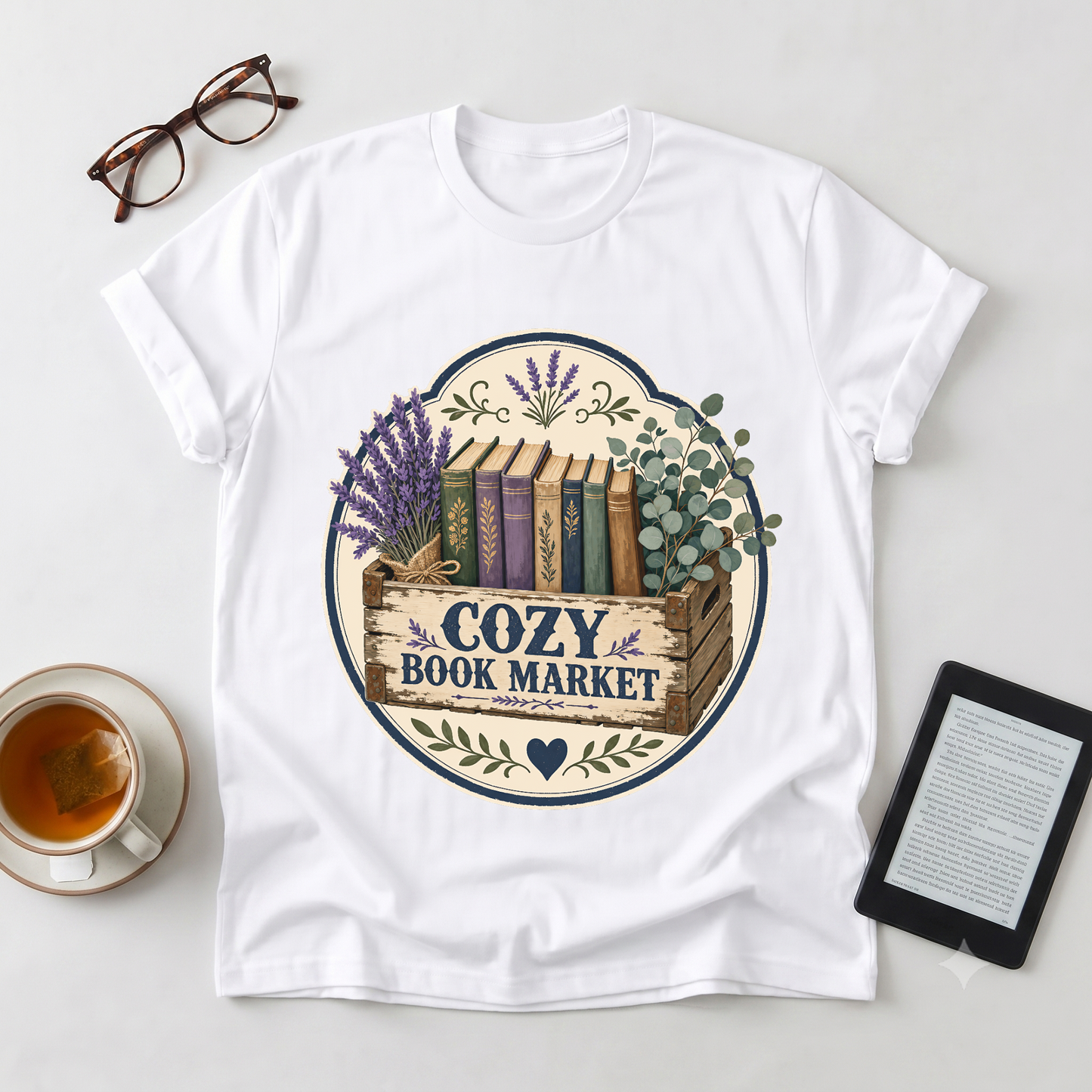 Cozy Book Market T-Shirt