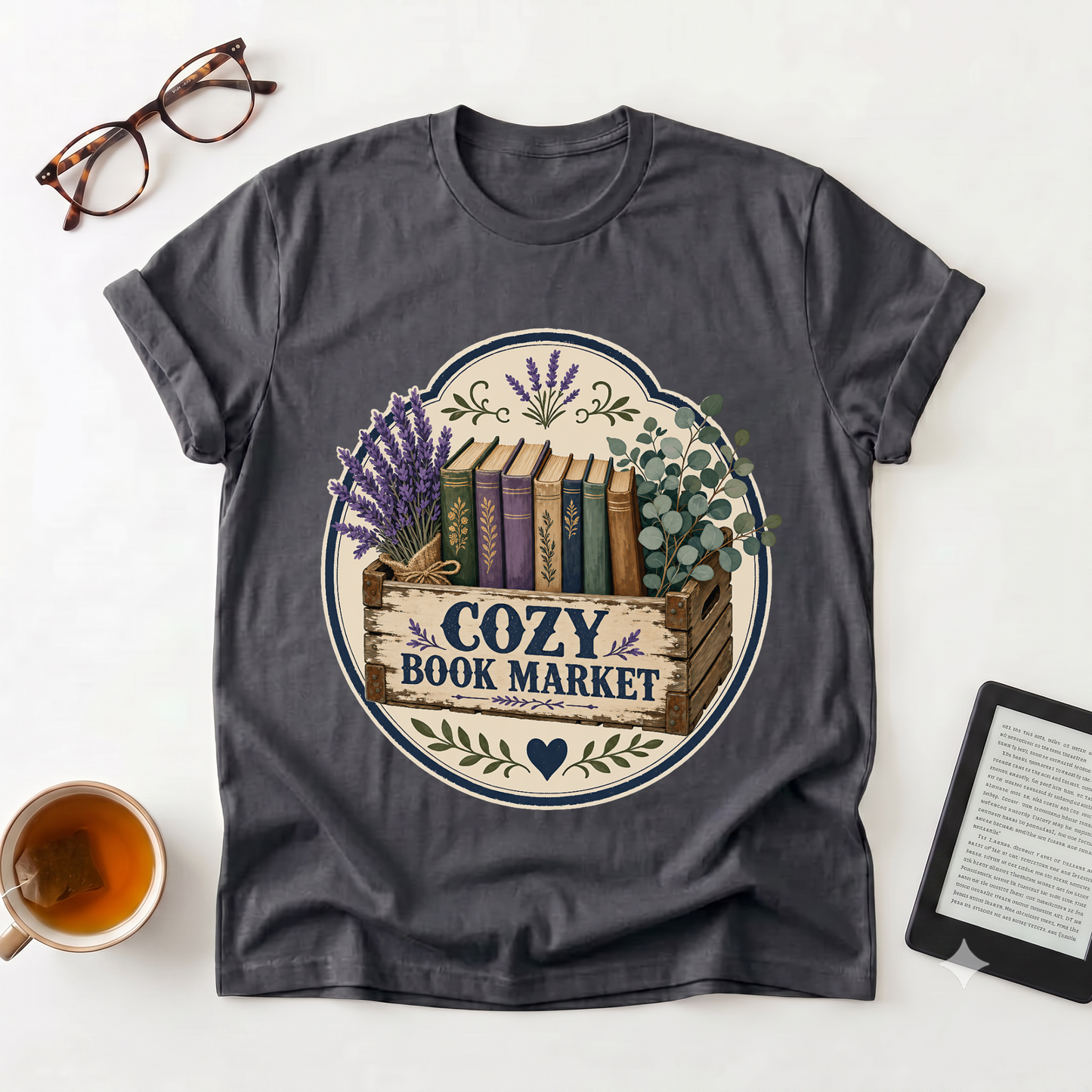 Cozy Book Market T-Shirt