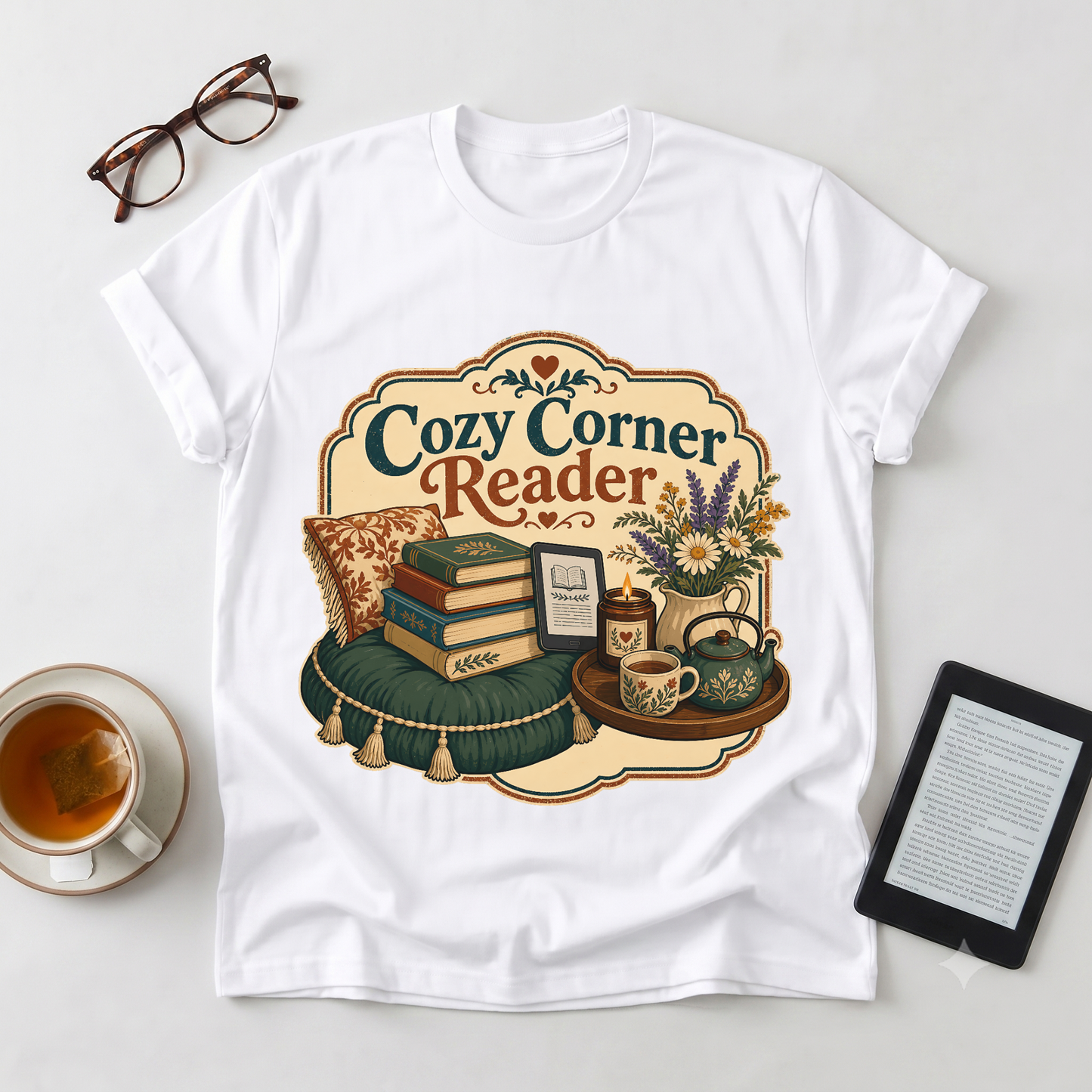 Cozy Corner Reader T-Shirt