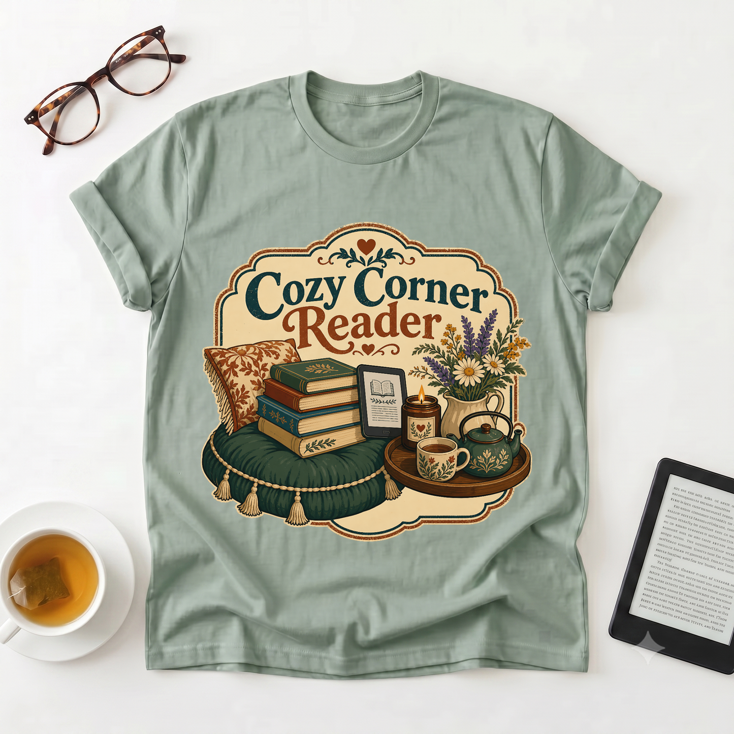 Cozy Corner Reader T-Shirt