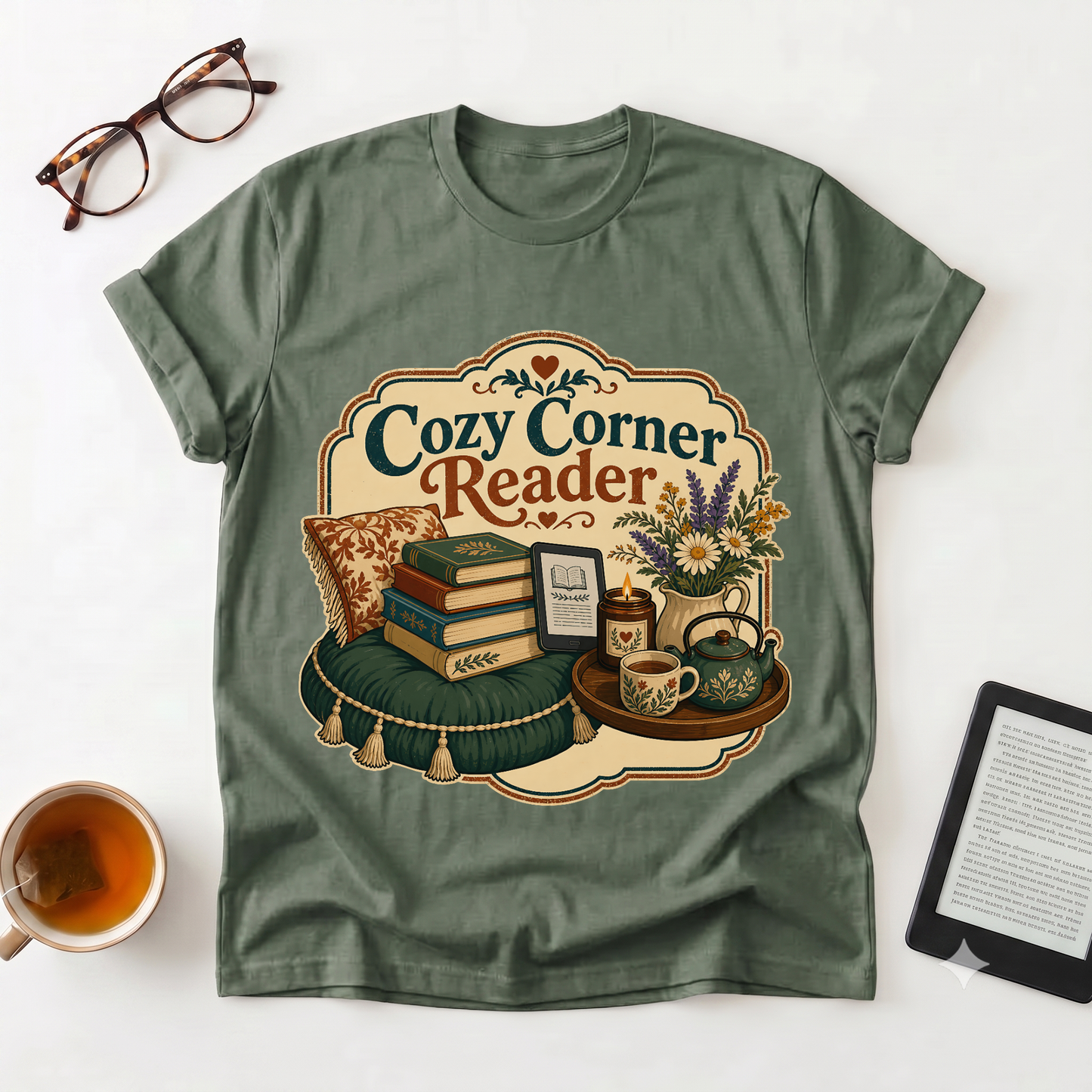 Cozy Corner Reader T-Shirt