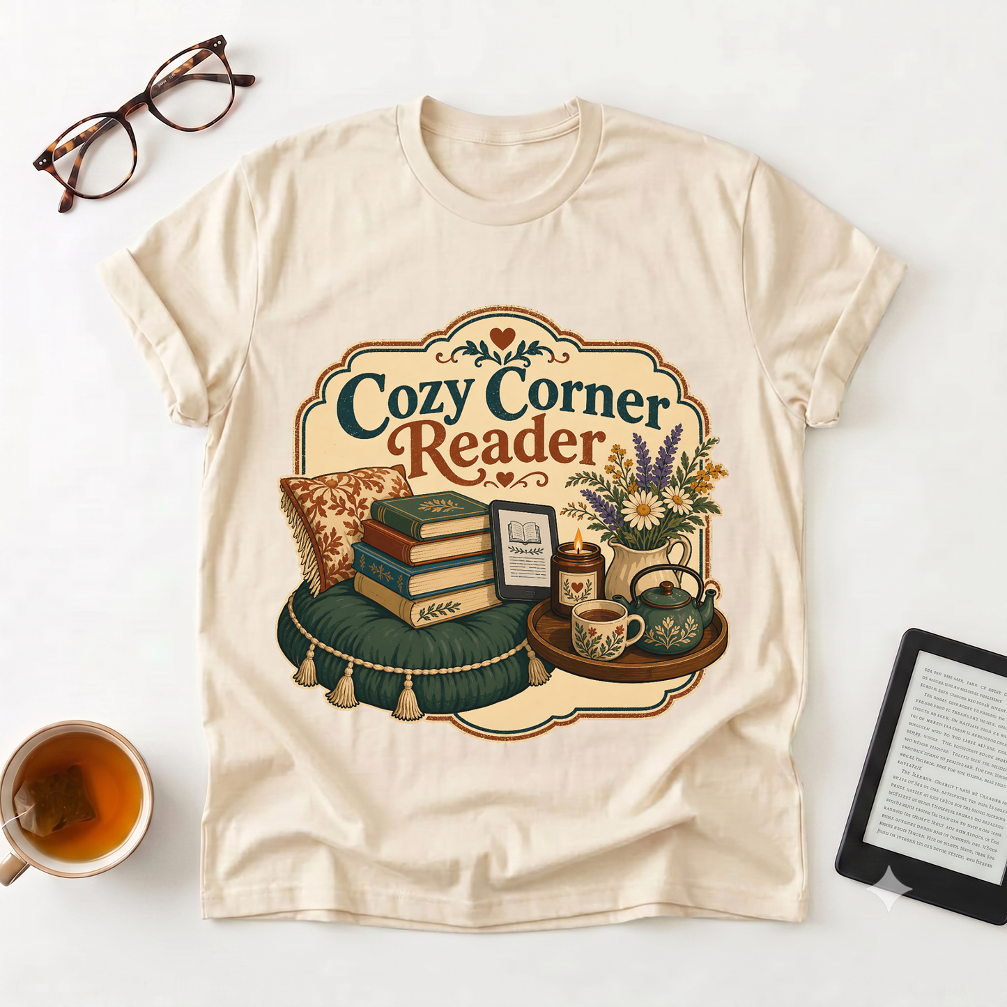 Cozy Corner Reader T-Shirt