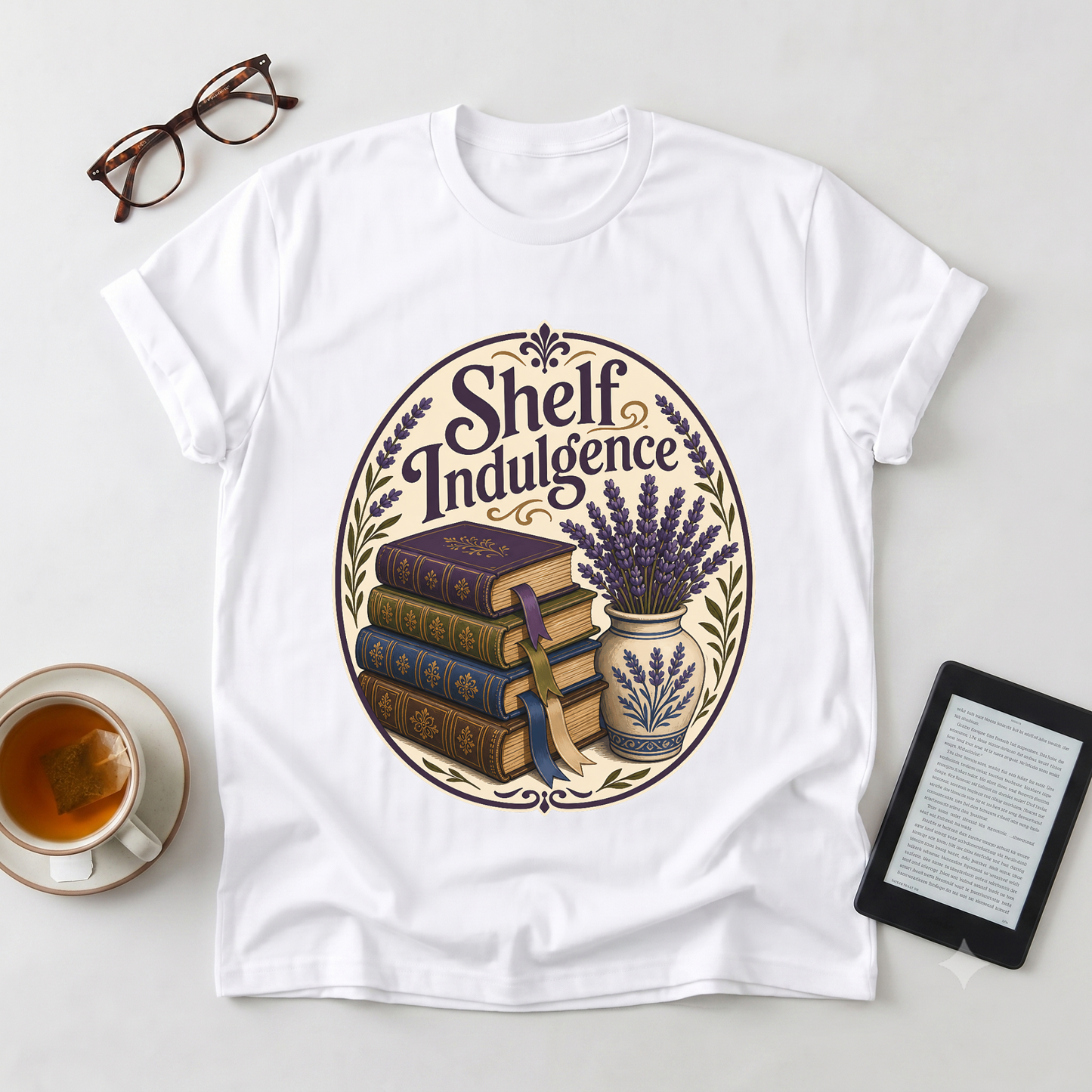 Shelf Indulgence Book Lover T-Shirt