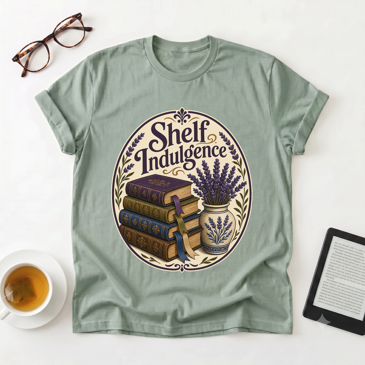 Shelf Indulgence Book Lover T-Shirt