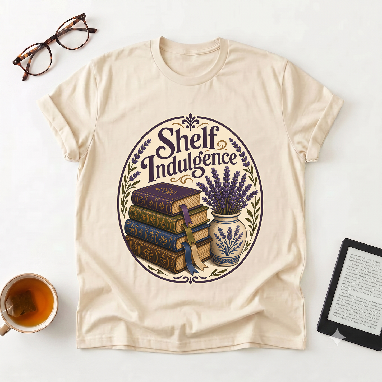 Shelf Indulgence Book Lover T-Shirt