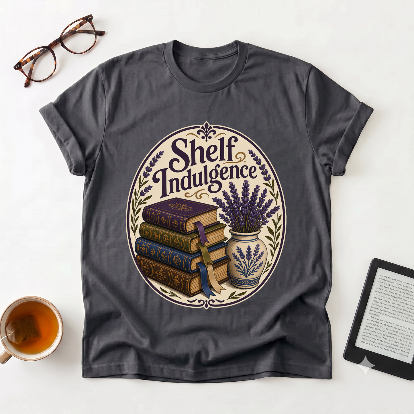 Shelf Indulgence Book Lover T-Shirt