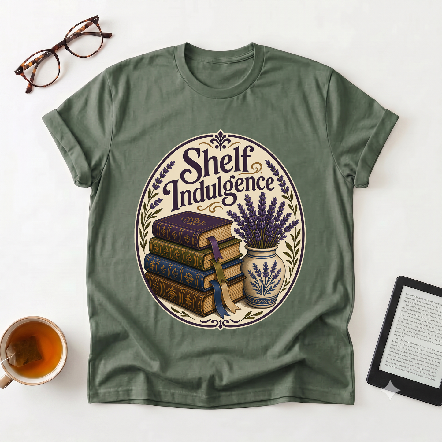 Shelf Indulgence Book Lover T-Shirt