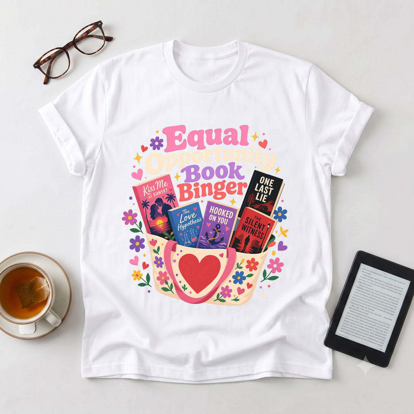 Equal Opportunity Book Binger T-Shirt