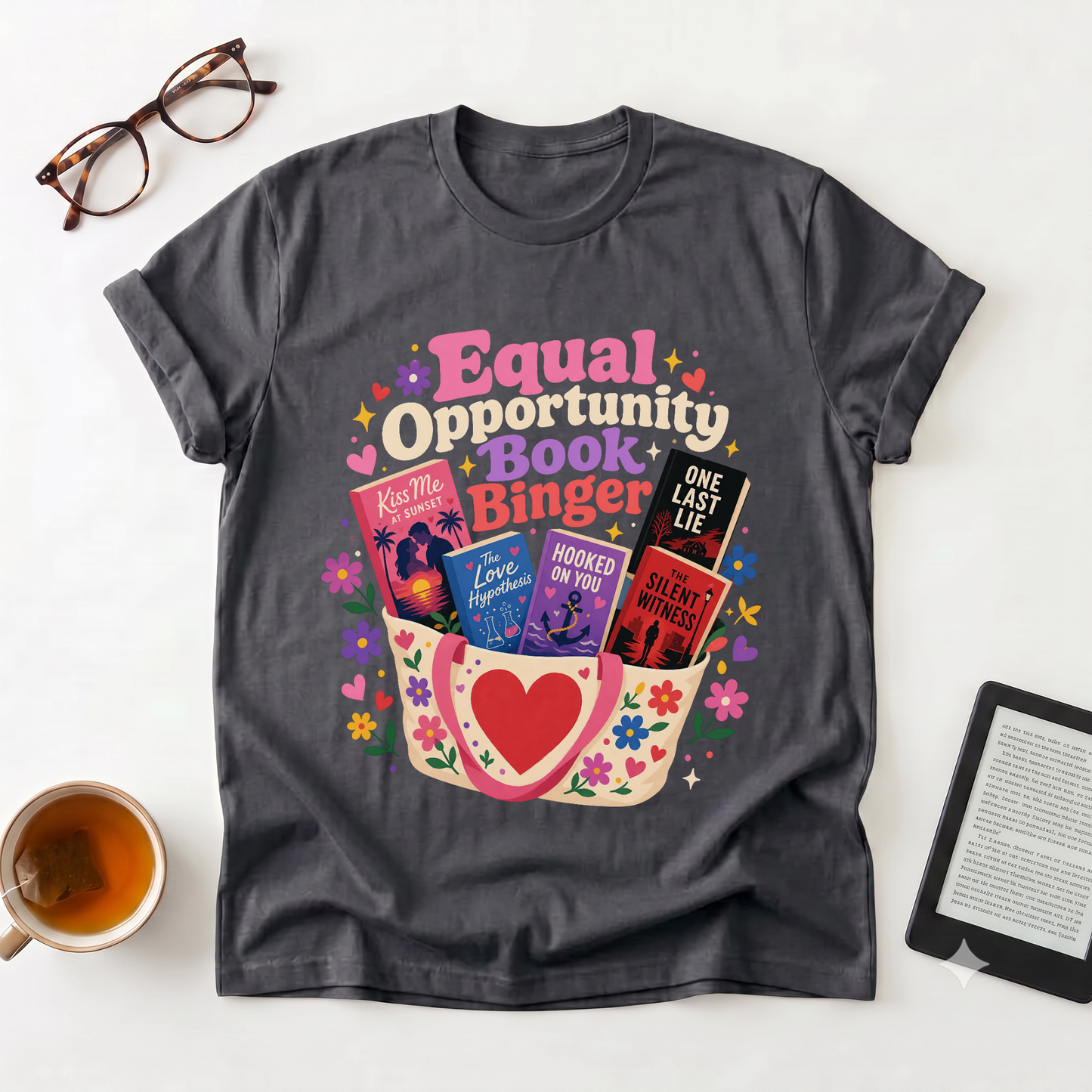Equal Opportunity Book Binger T-Shirt