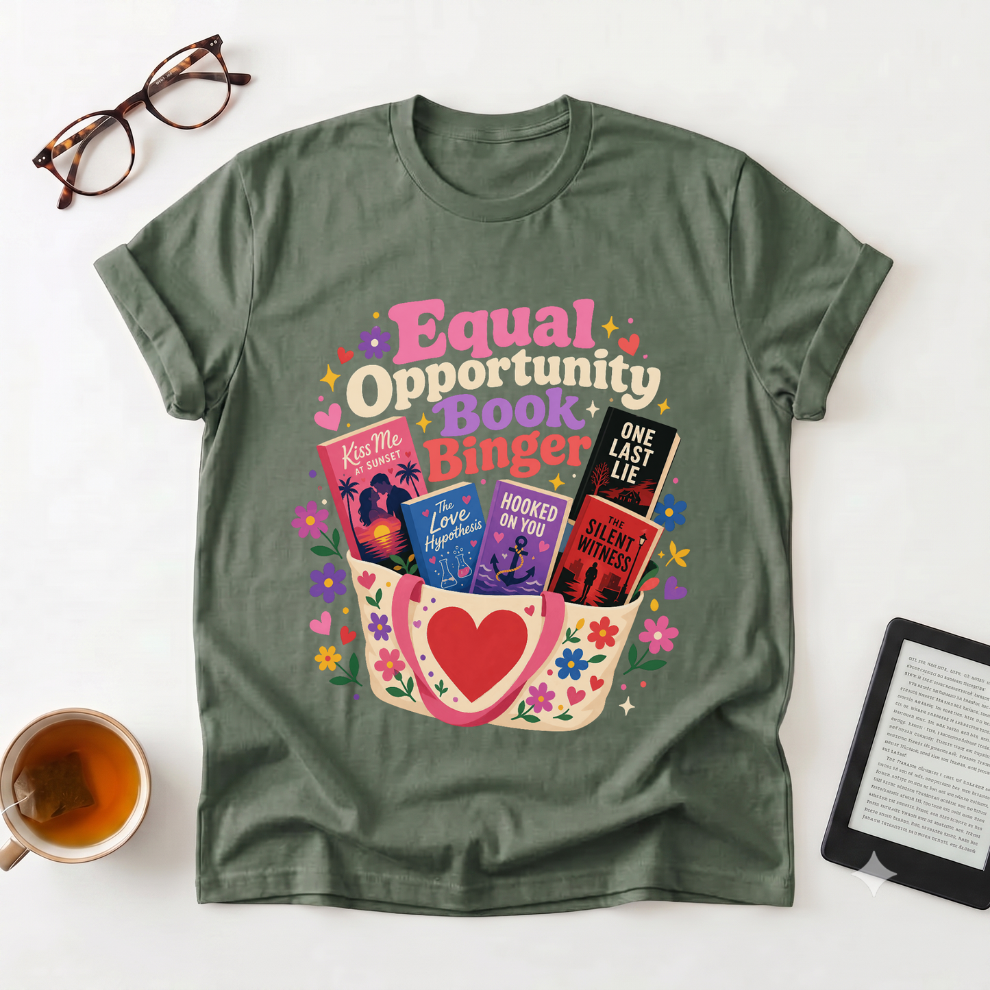 Equal Opportunity Book Binger T-Shirt