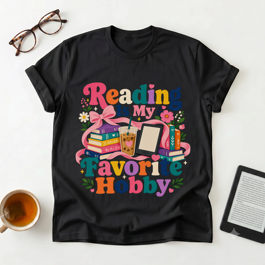 Reading Is My Favorite Hobby T-Shirt