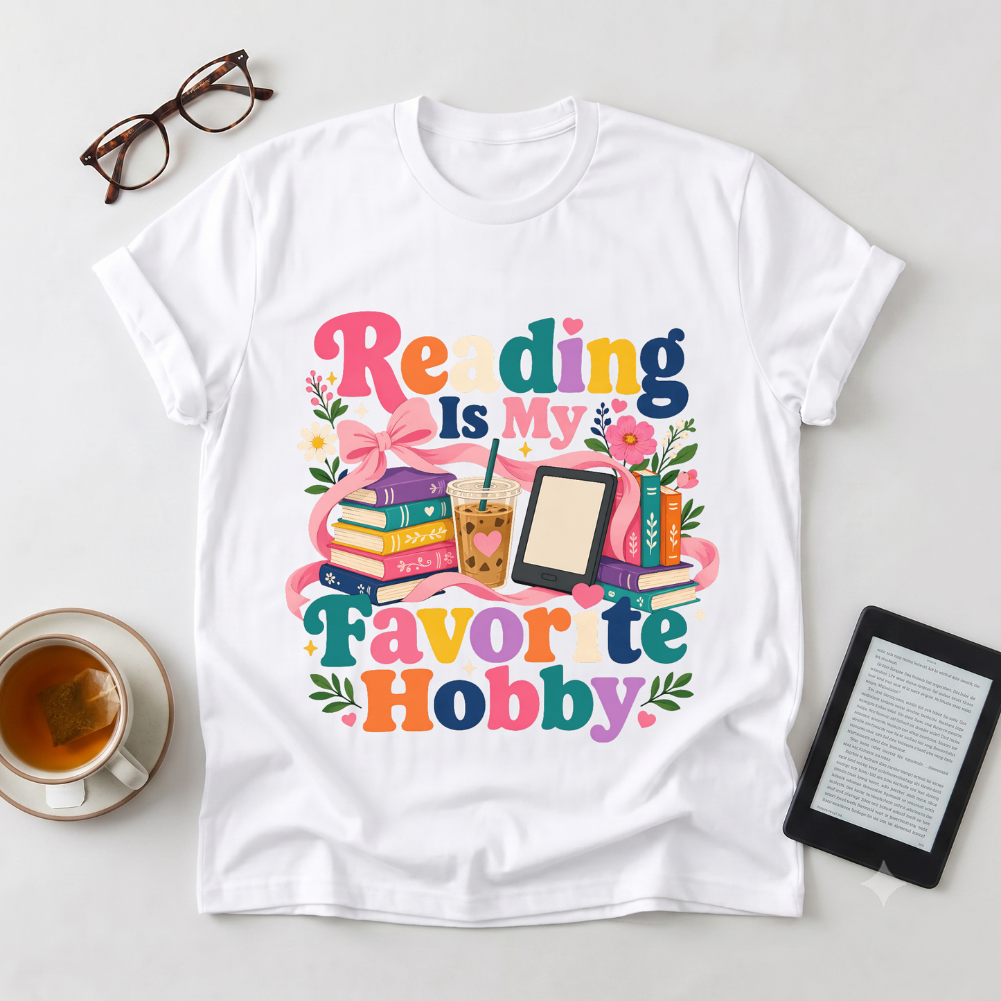 Reading Is My Favorite Hobby T-Shirt