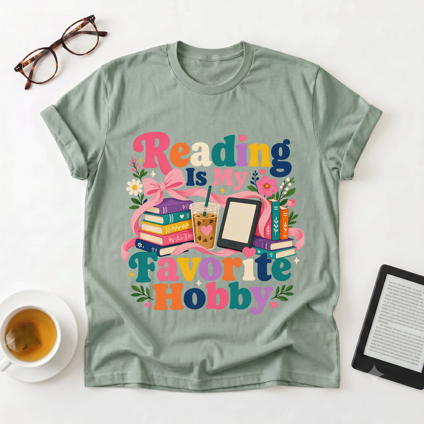 Reading Is My Favorite Hobby T-Shirt