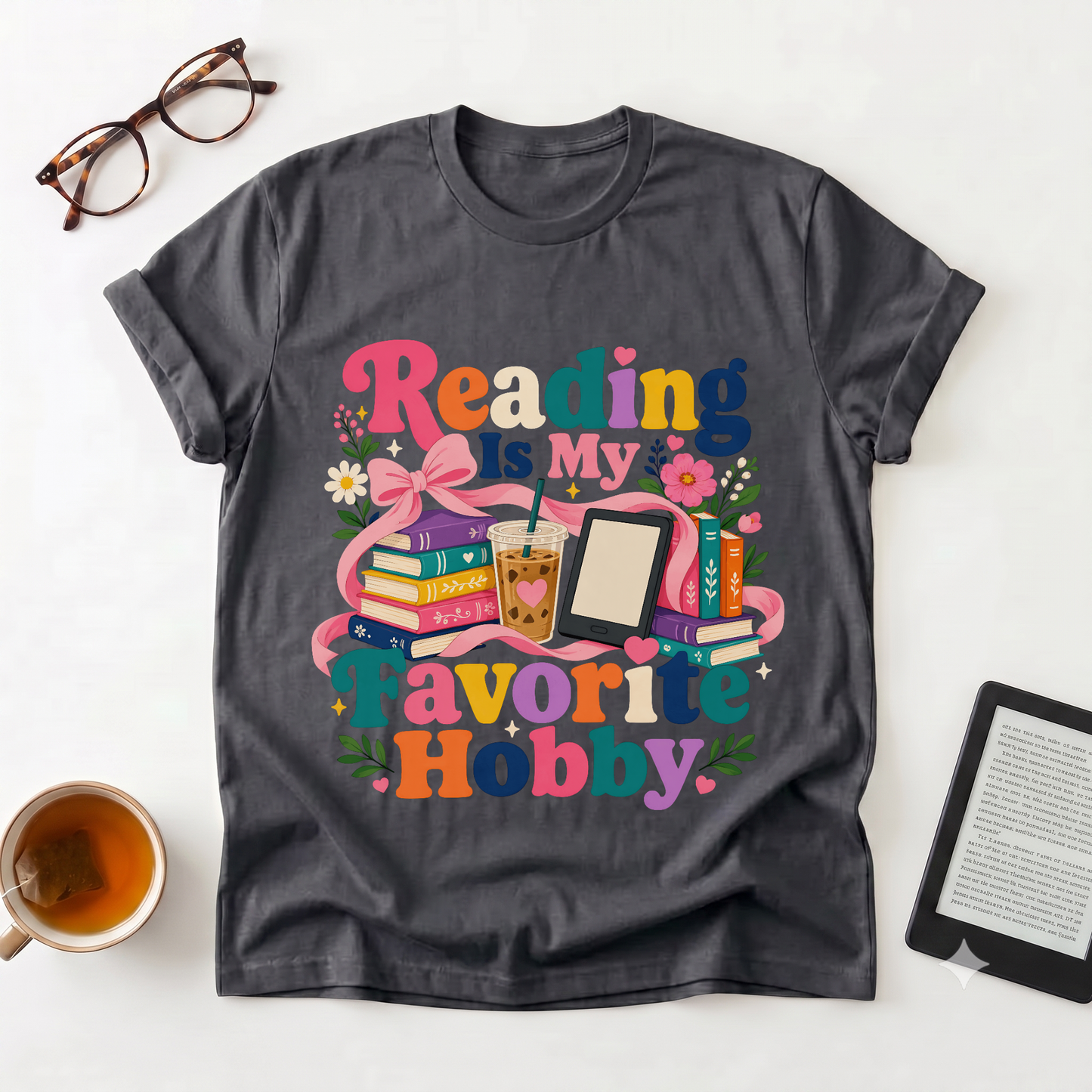Reading Is My Favorite Hobby T-Shirt