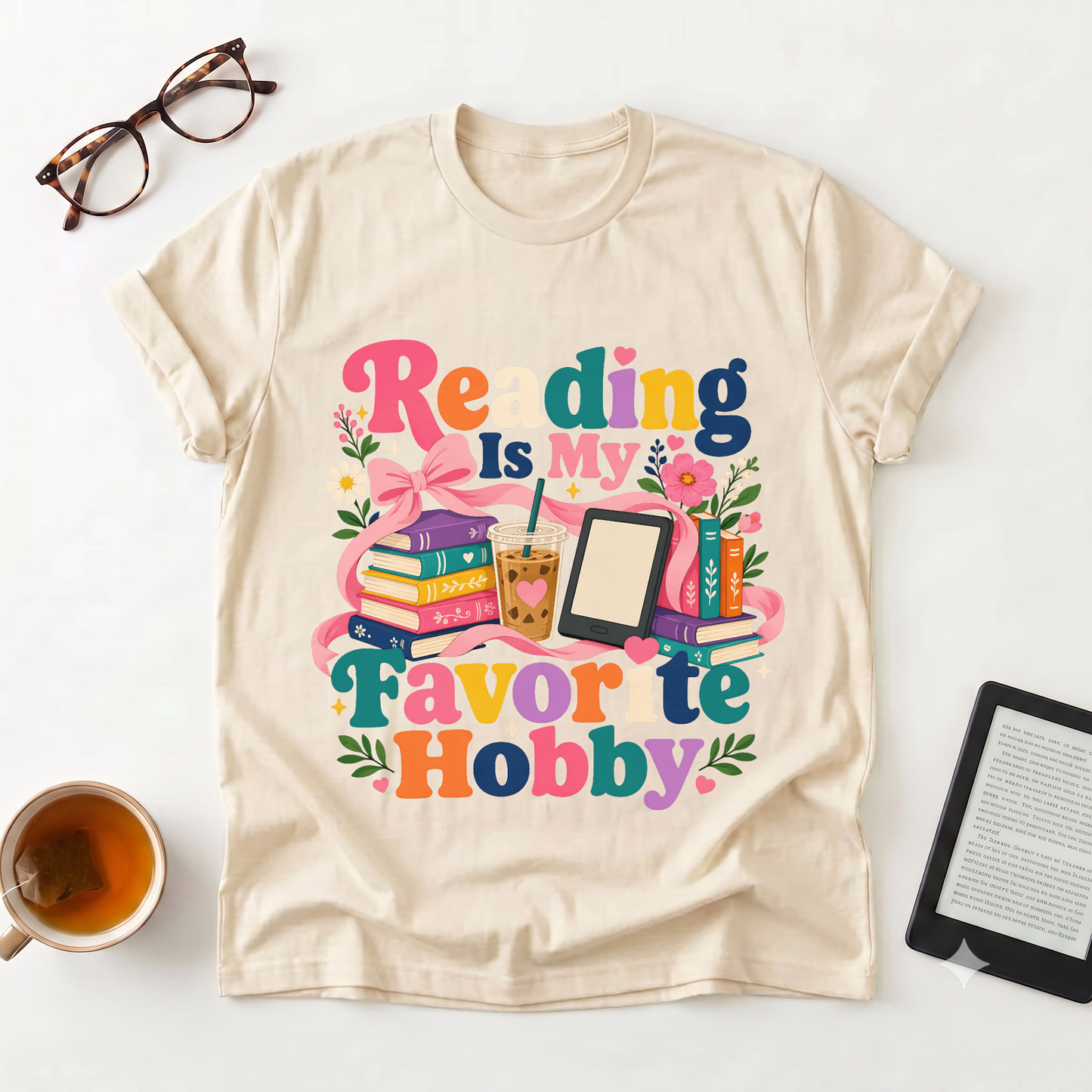 Reading Is My Favorite Hobby T-Shirt