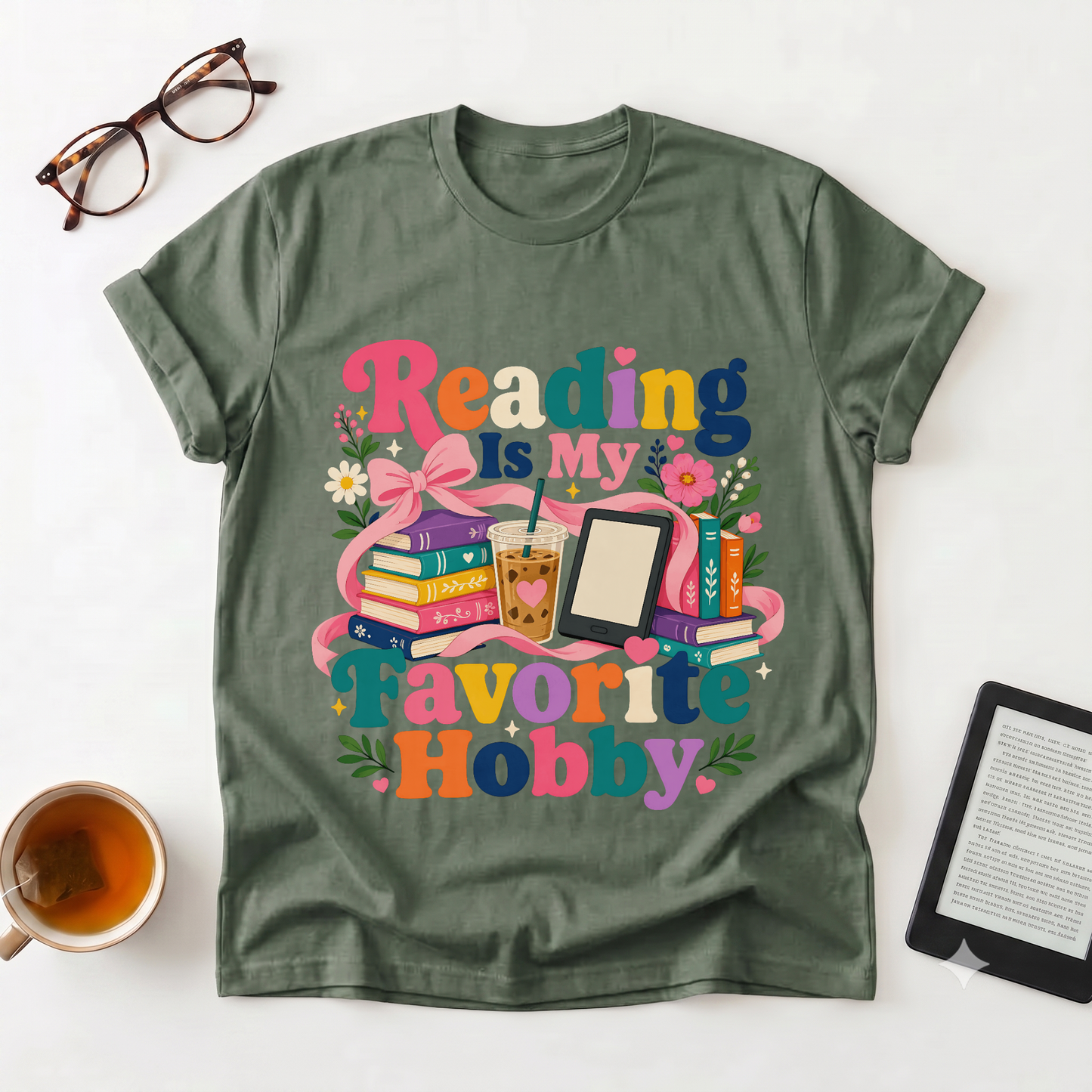 Reading Is My Favorite Hobby T-Shirt