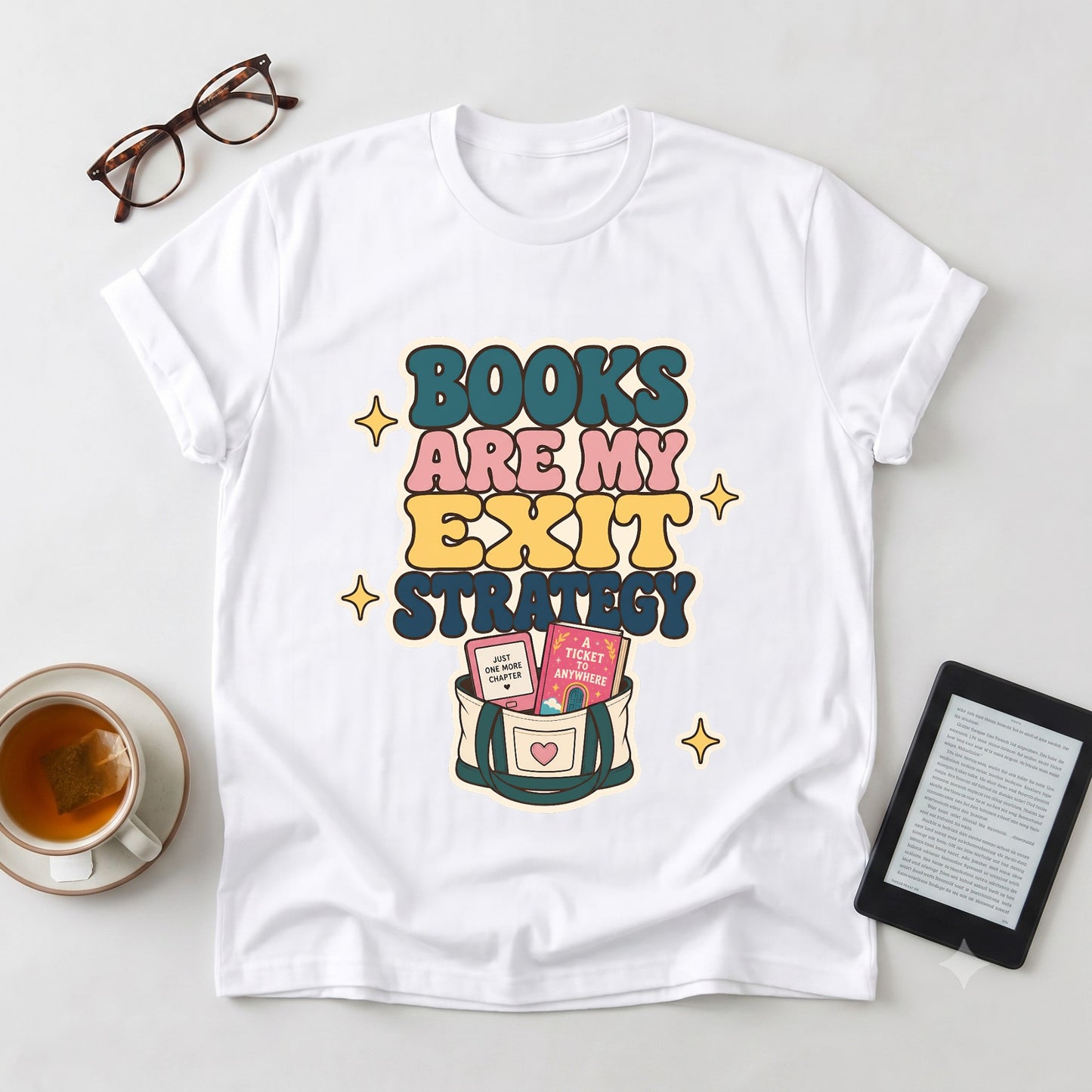 Books Are My Exit Strategy T-Shirt