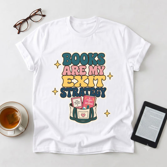 Books Are My Exit Strategy T-Shirt