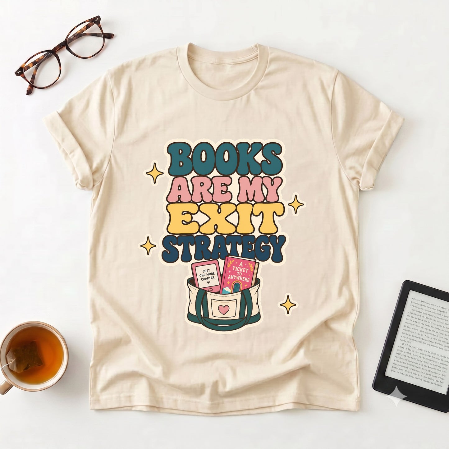 Books Are My Exit Strategy T-Shirt