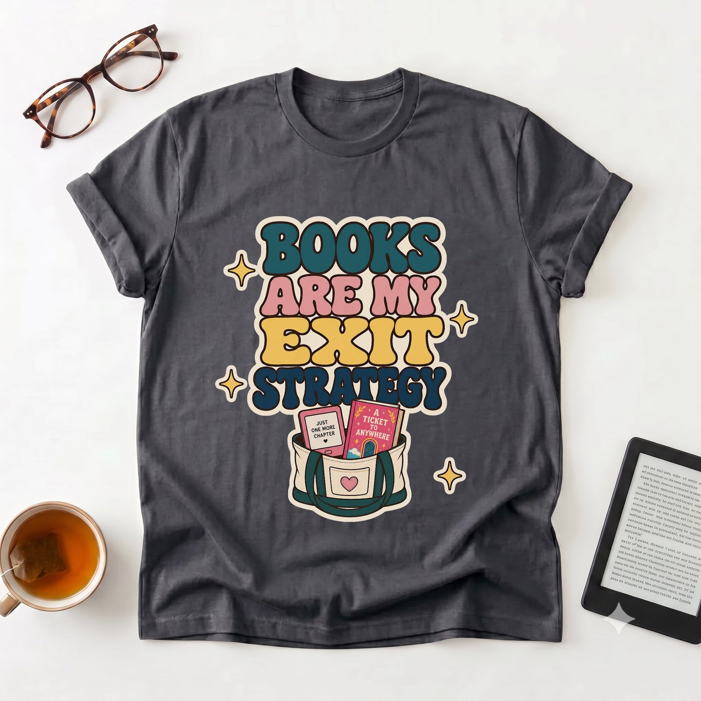 Books Are My Exit Strategy T-Shirt