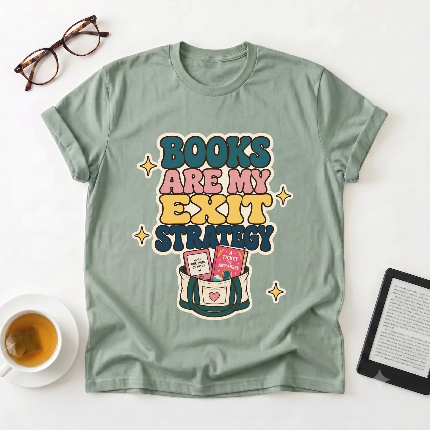 Books Are My Exit Strategy T-Shirt